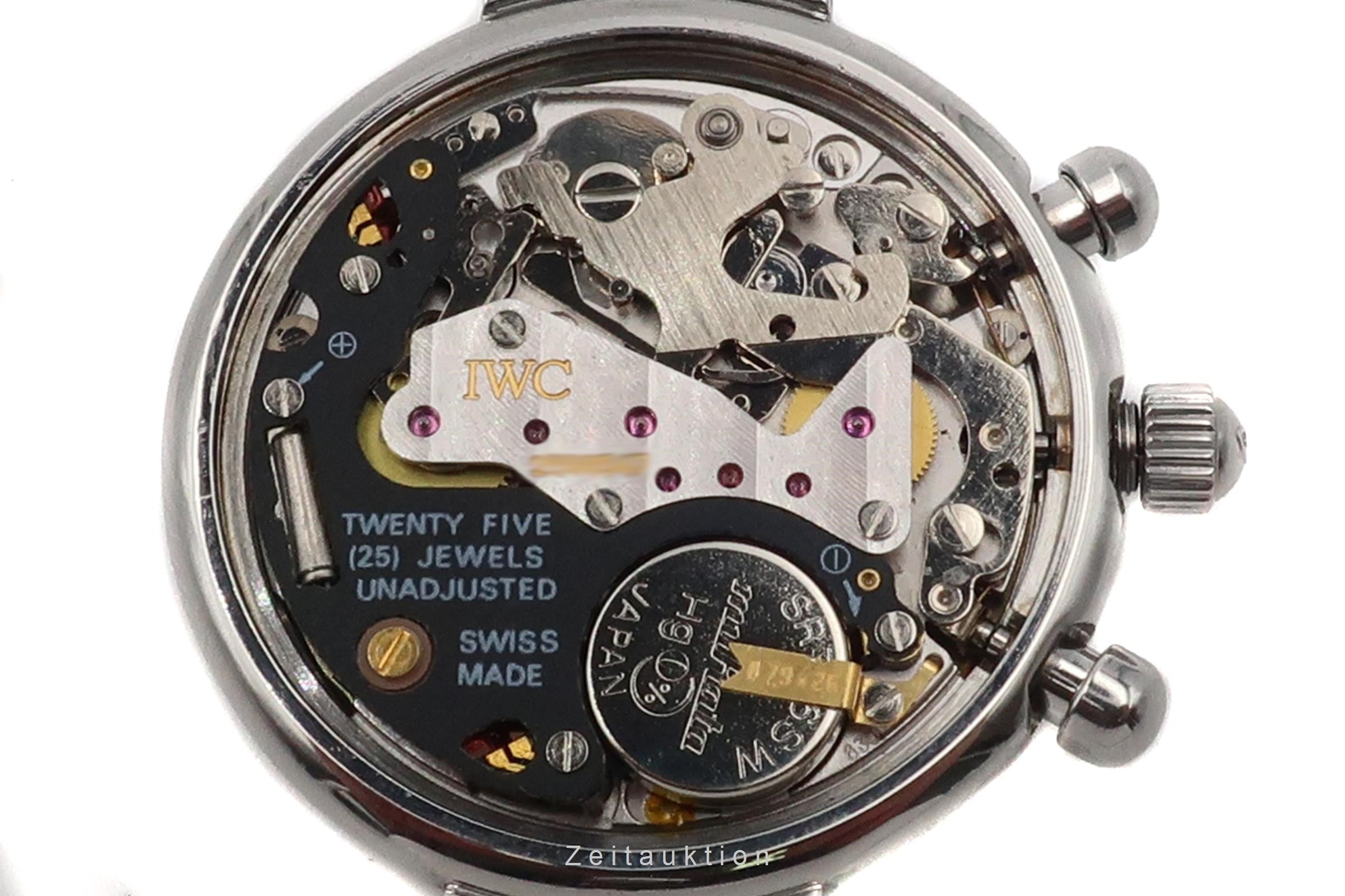 IWC Da Vinci chronographe acier quartz montre pour femmes 3735 LP: 9100EUR  [2205808]