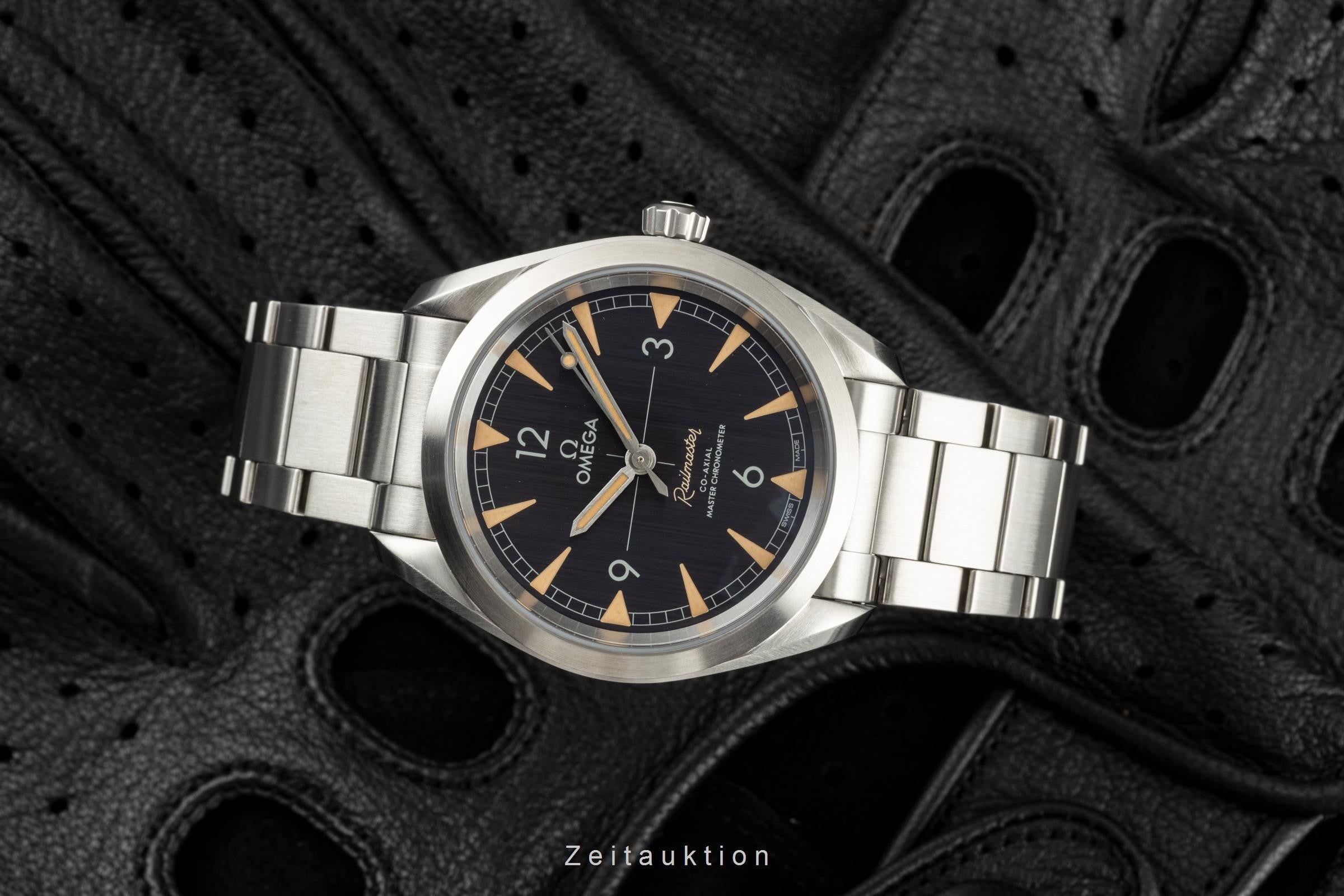 Omega Railmaster acero automático reloj para caballeros 220.10.40.20.01.001 LP: 5400EUR  [2205860]