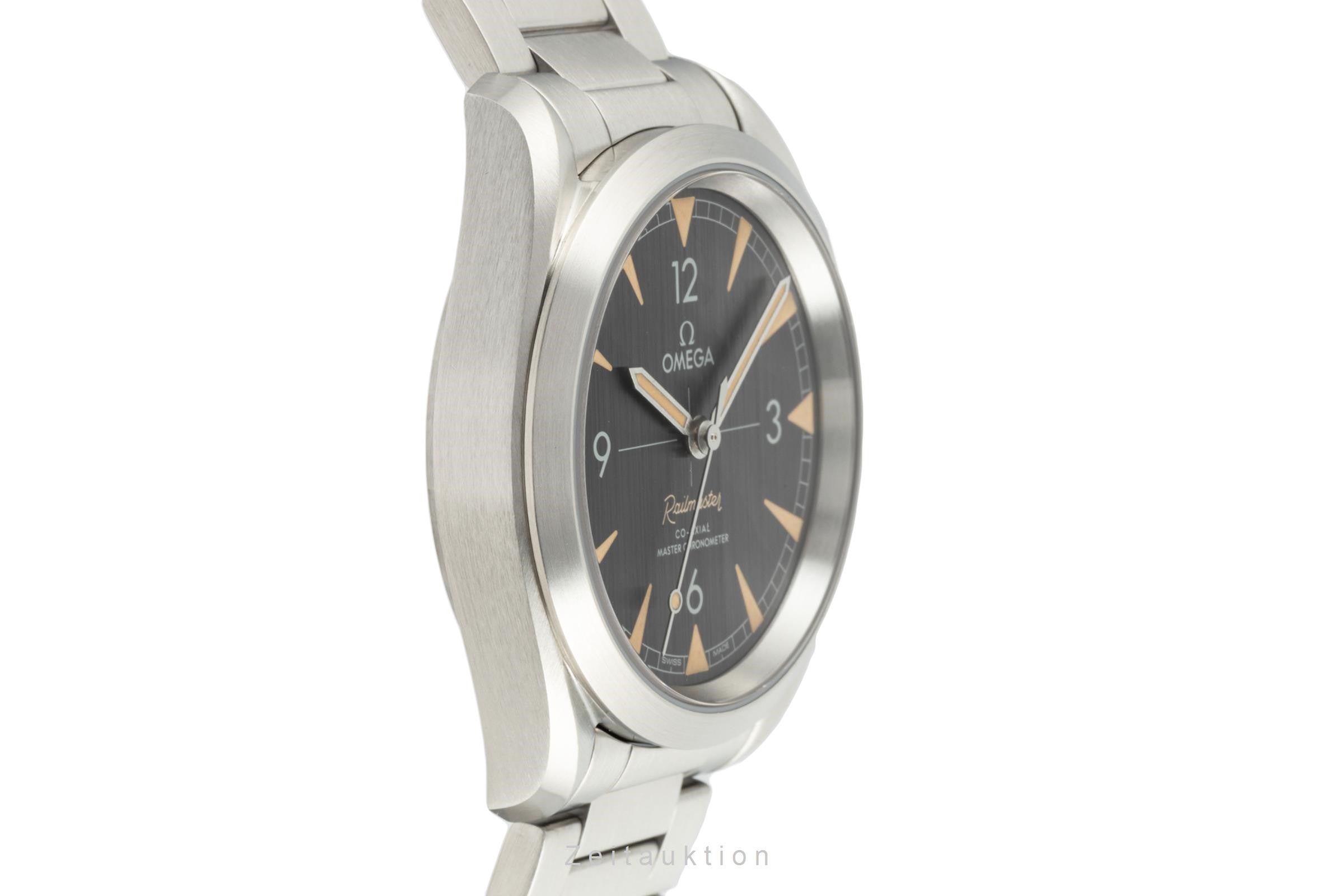 Omega Railmaster acero automático reloj para caballeros 220.10.40.20.01.001 LP: 5400EUR  [2205860]