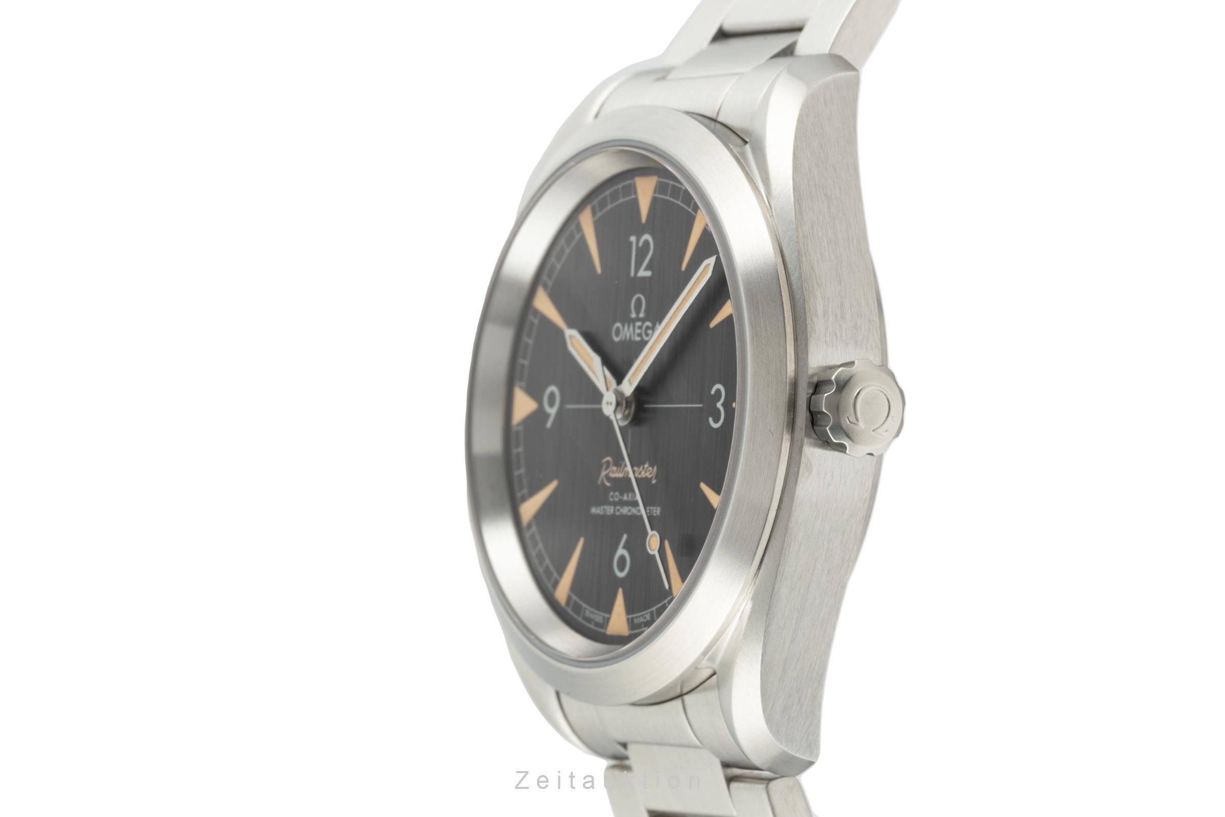 Omega Railmaster acero automático reloj para caballeros 220.10.40.20.01.001 LP: 5400EUR  [2205860]
