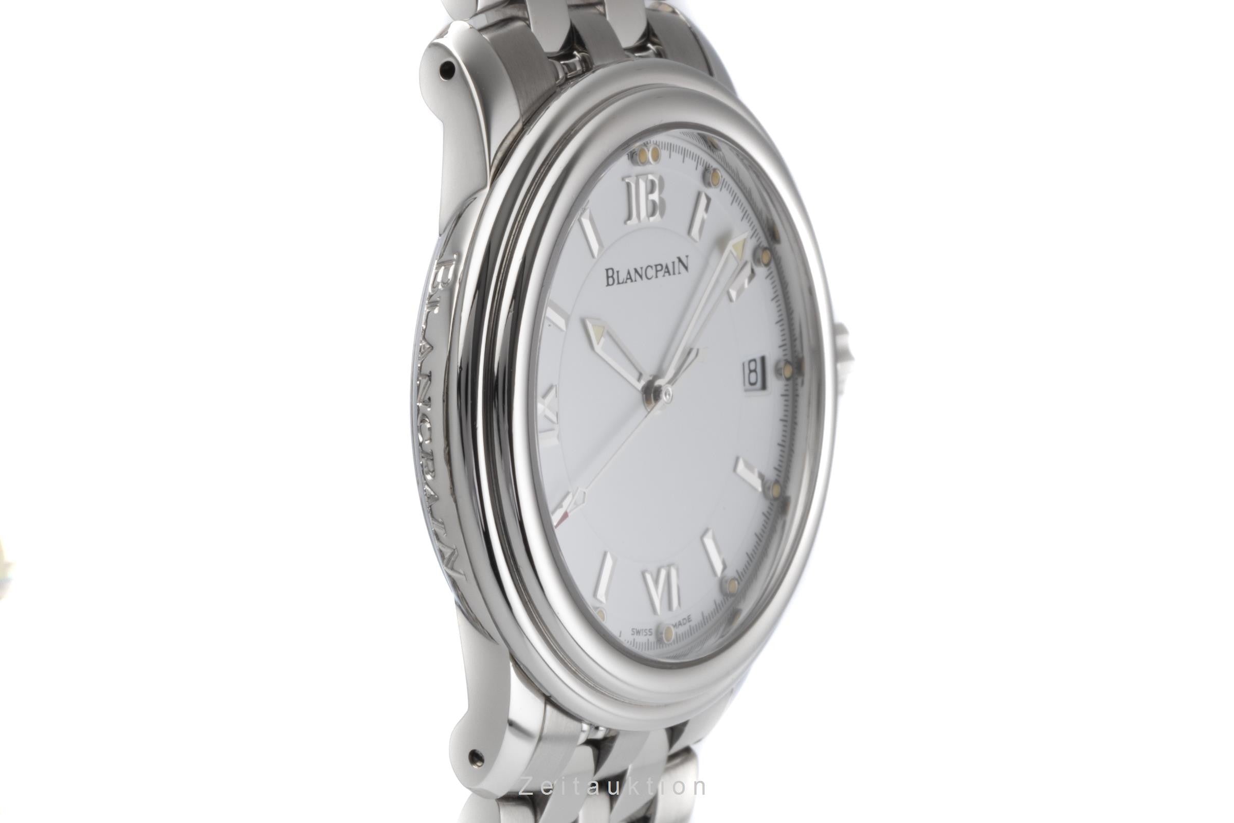 Blancpain Léman Ultra Slim Automatik Edelstahl Herrenuhr Ref. 2100-1127-11  [2205908]