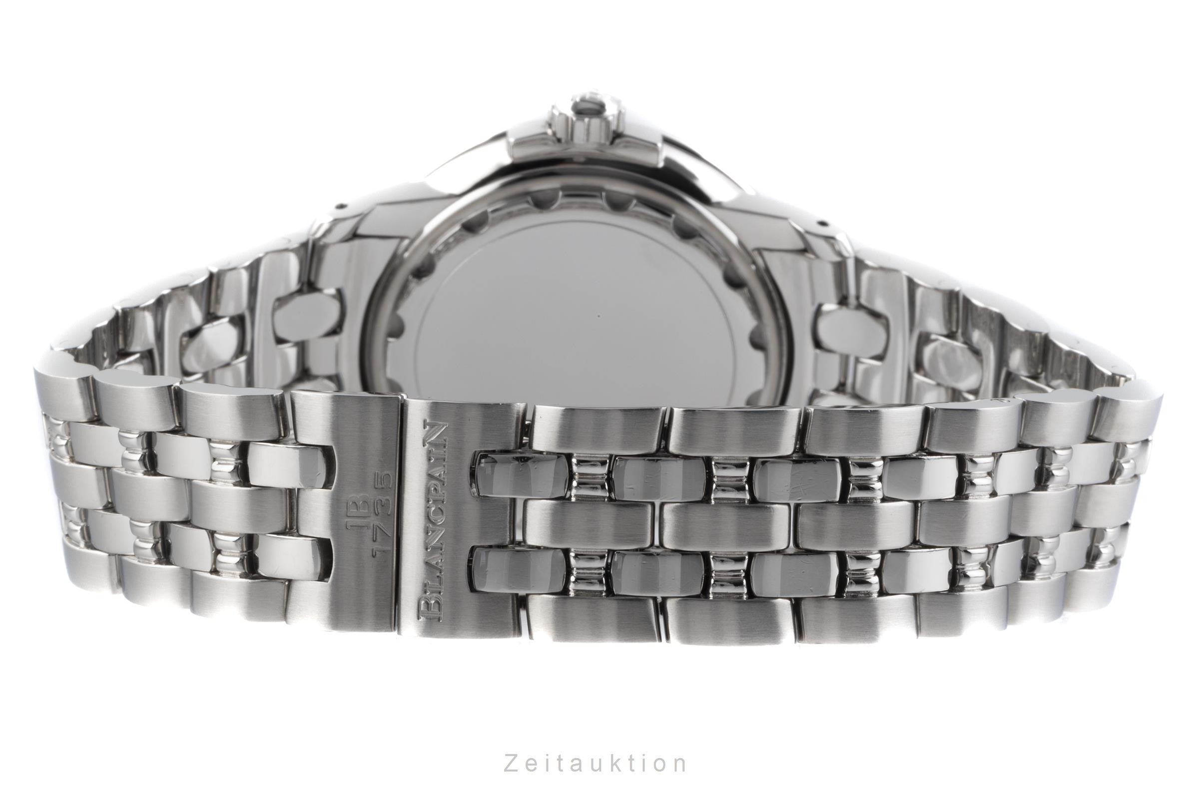 Blancpain Léman Ultra Slim Automatik Edelstahl Herrenuhr Ref. 2100-1127-11  [2205908]