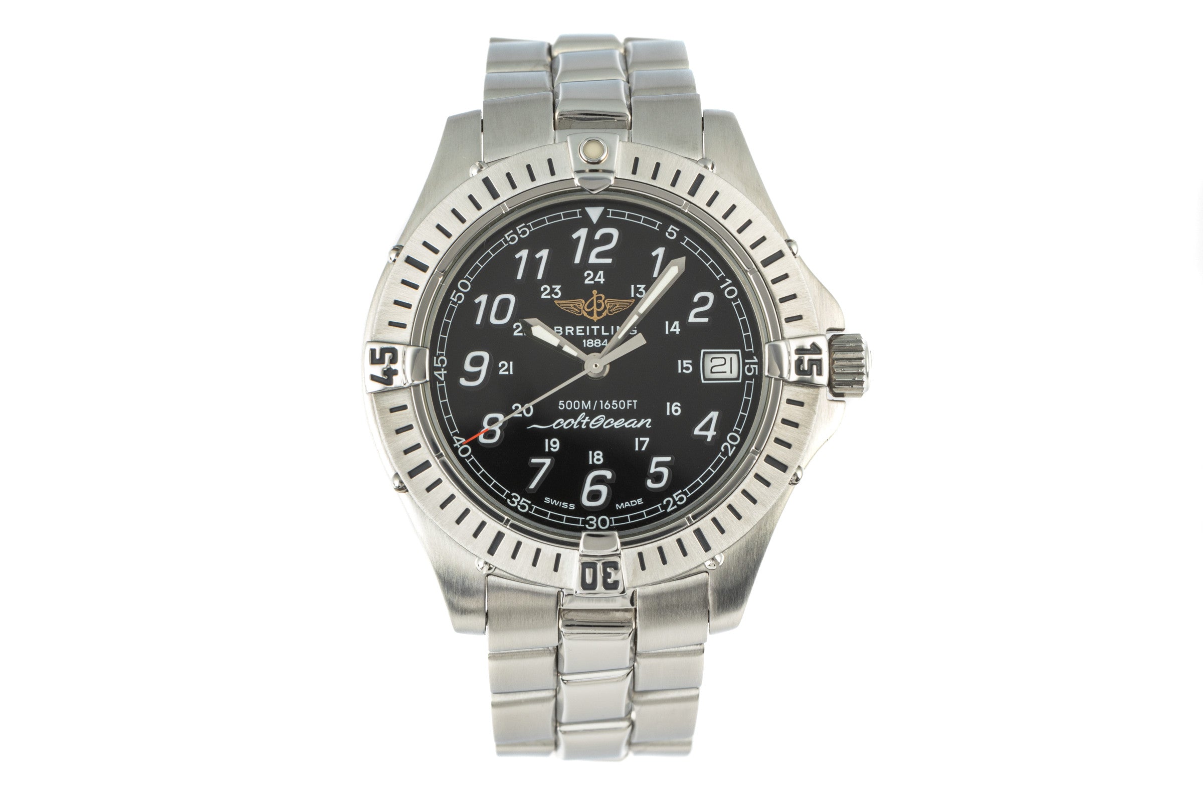 Breitling Colt Oceane steel quartz men's watch A64050 LP: 2840EUR  [2205918]