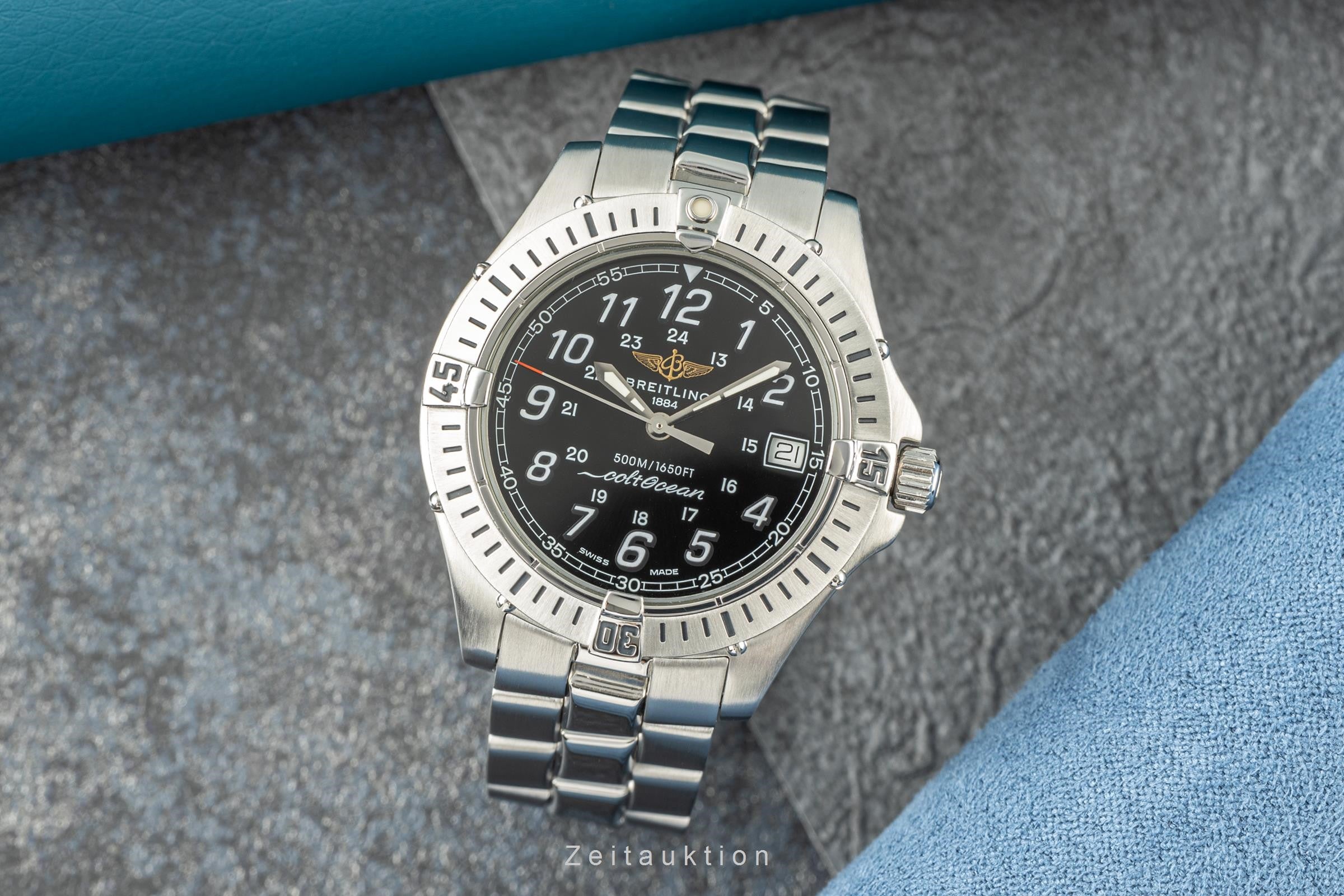 Breitling Colt Oceane steel quartz men's watch A64050 LP: 2840EUR  [2205918]