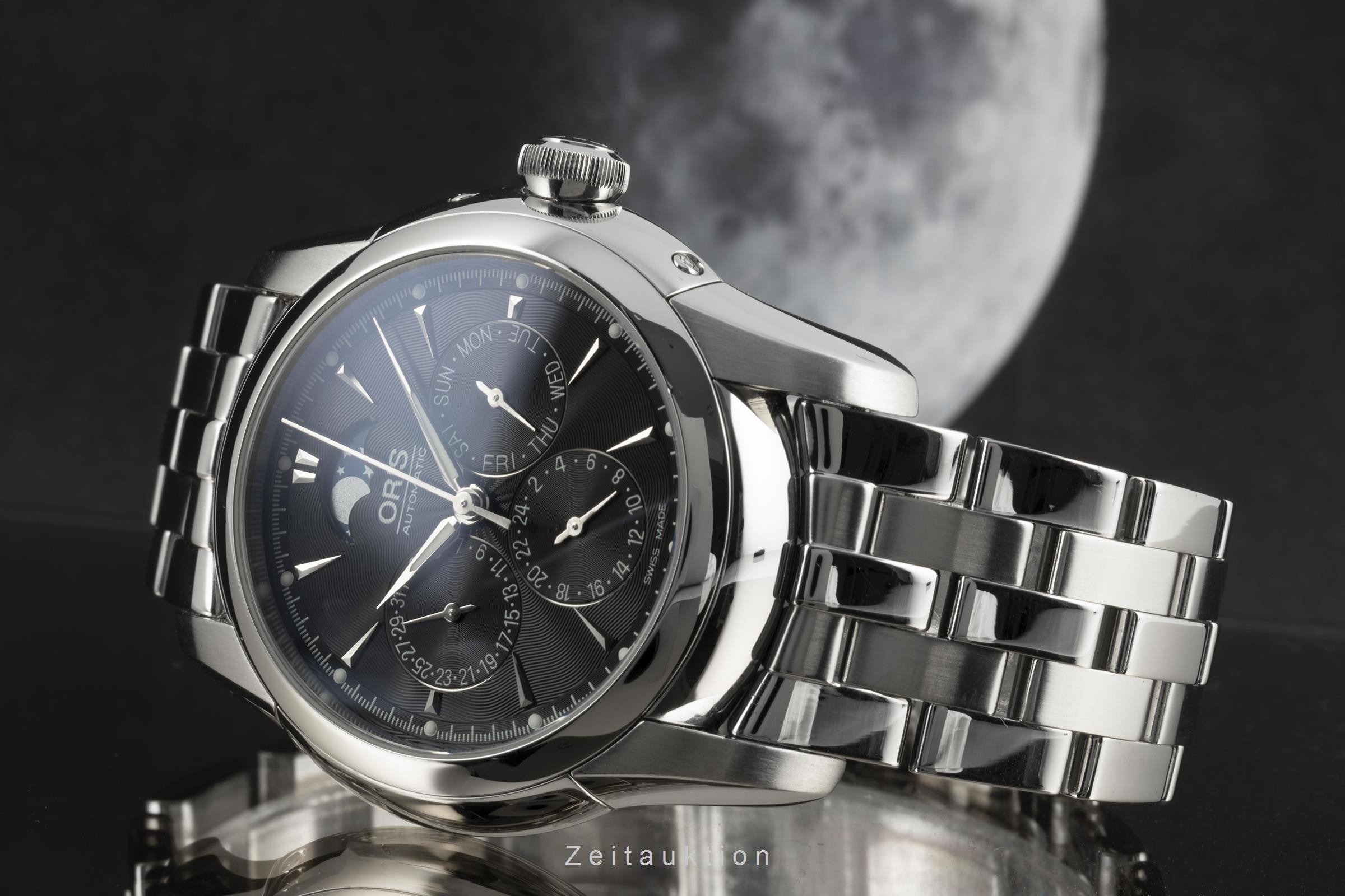Oris Artelier Complication Automatik Mondphase Edelstahl Herrenuhr Ref. 7546A  [2205964]