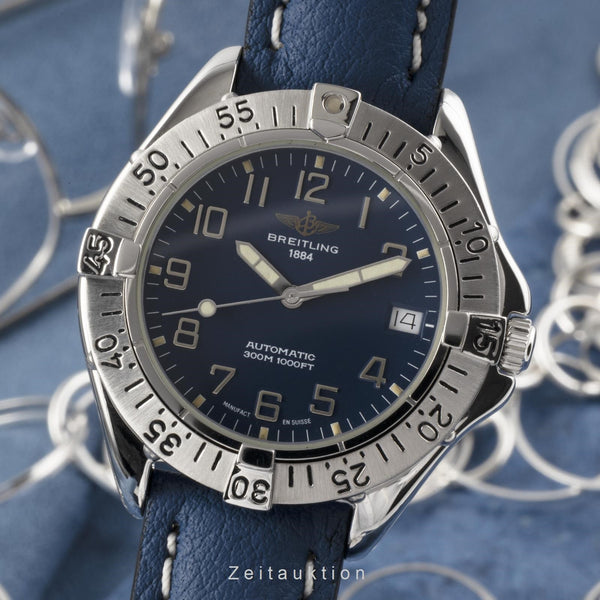 Breitling Colt 38 Blue Edelstahl Automatik Herrenuhr Ref. A17035 VP: 2950,- € [2205965]