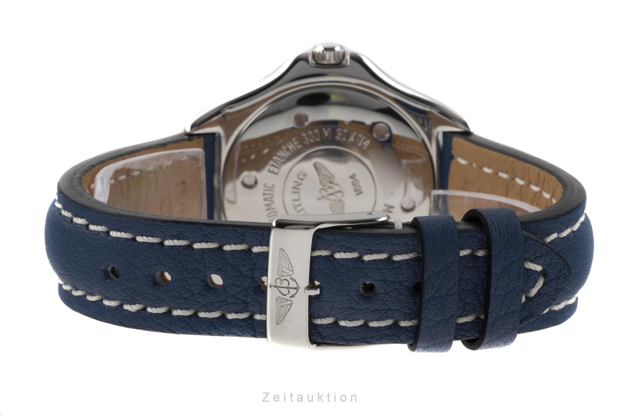 Breitling Colt 38 Blue Edelstahl Automatik Herrenuhr Ref. A17035 VP: 2950,- € [2205965]