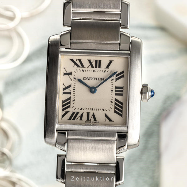 Cartier Tank Francaise acciaio quarzo orologio da donna W51003Q3, 2301 LP: 4750EUR  [2206018]