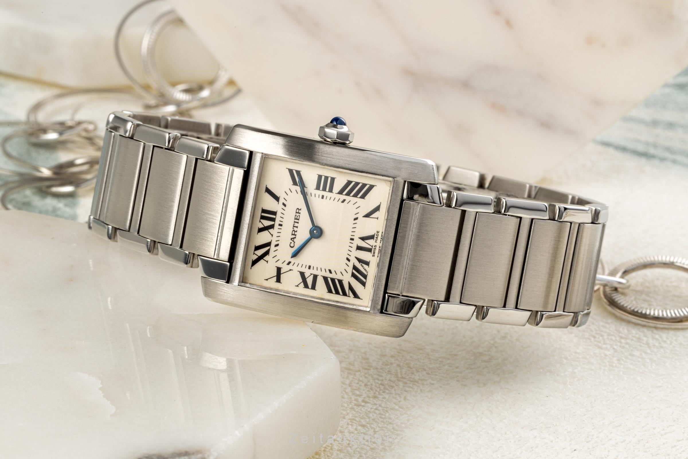 Cartier Tank Francaise acciaio quarzo orologio da donna W51003Q3, 2301 LP: 4750EUR  [2206018]