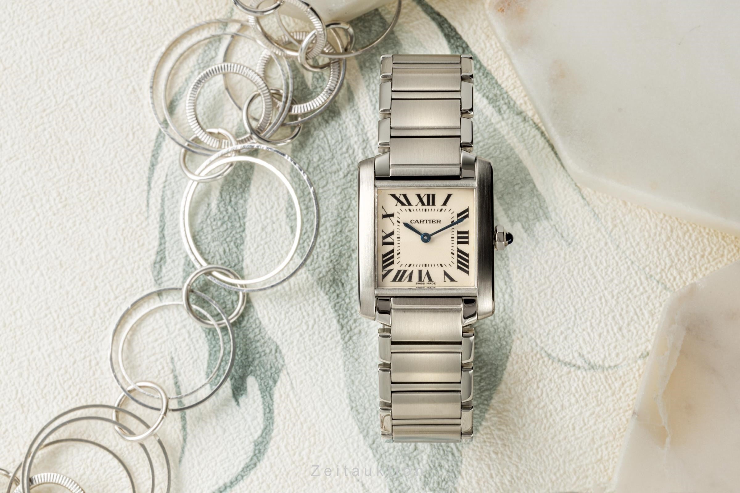 Cartier Tank Francaise acciaio quarzo orologio da donna W51003Q3, 2301 LP: 4750EUR  [2206018]