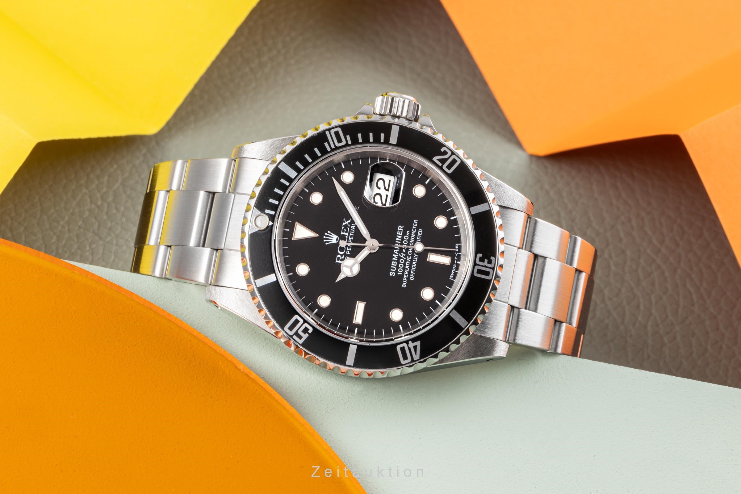 Rolex Submariner acero automático reloj para caballeros 16610  [2206038]