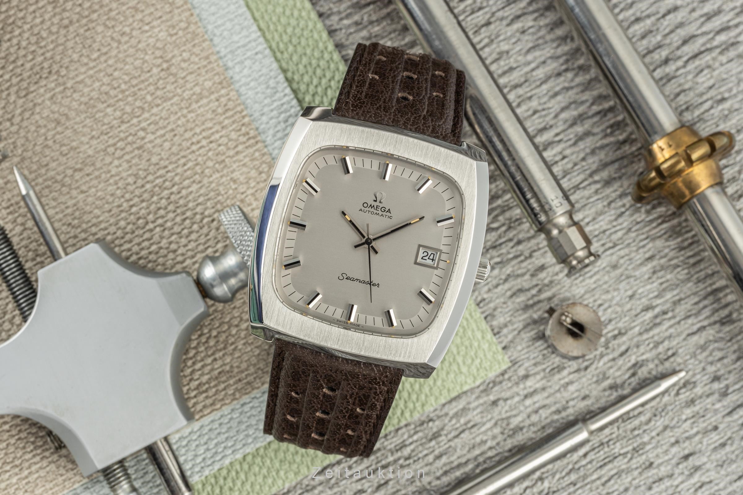 Omega Seamaster acier automatique montre pour hommes 166.0138 Vintage  [2206088]