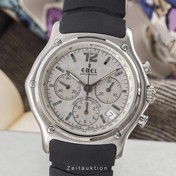 Ebel Le Modulor chronograph steel automatic men's watch E9137240  [2206145]