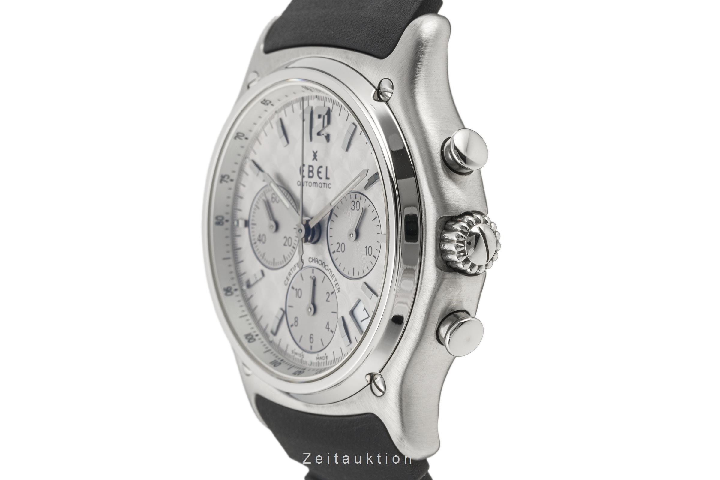 Ebel Le Modulor chronograph steel automatic men's watch E9137240  [2206145]