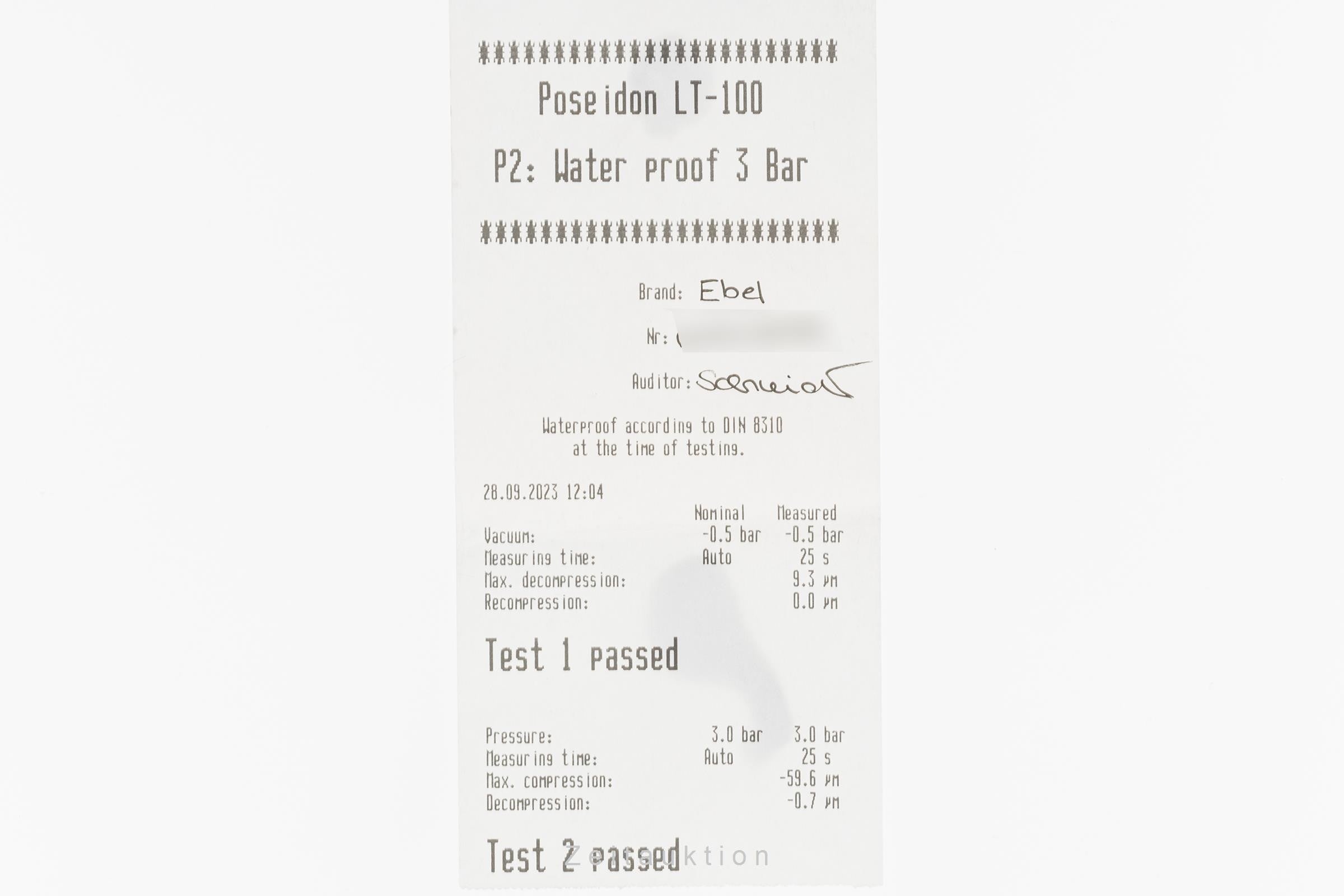 Ebel Le Modulor chronograph steel automatic men's watch E9137240  [2206145]