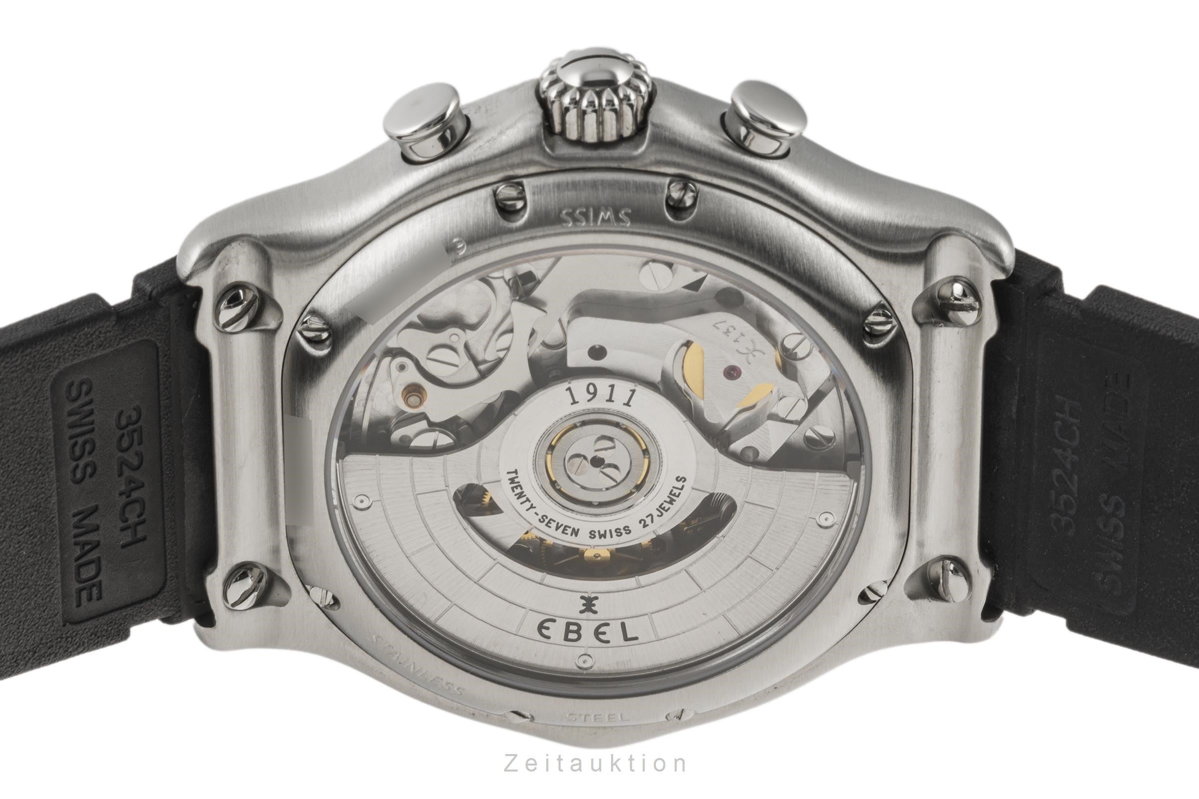 Ebel Le Modulor chronograph steel automatic men's watch E9137240  [2206145]