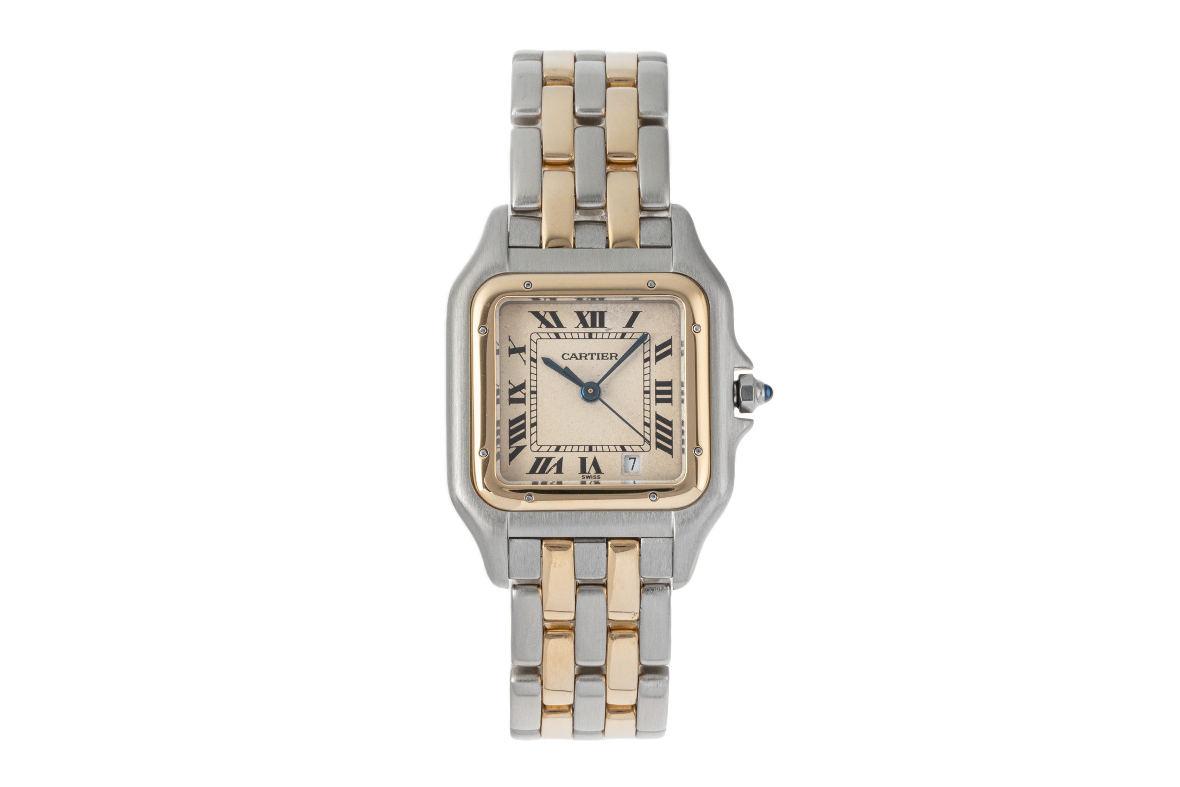 Cartier Panthere steel / gold quartz men's watch 183949 LP: 9200EUR  [2206164]
