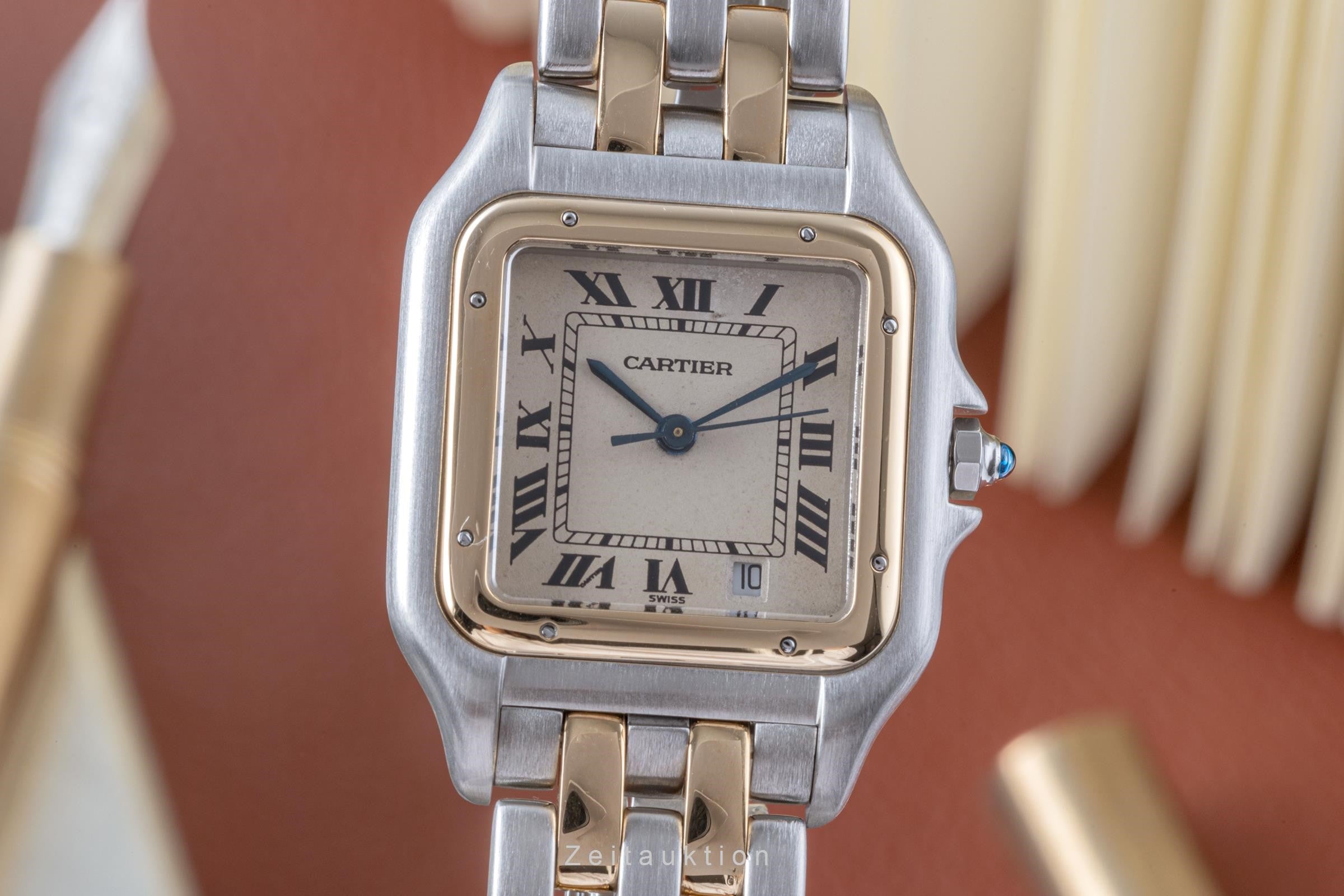 Cartier シルバー アナログ時計 Cartier Panthere steel / gold quartz Kal. 685 Ref. 183949 | 2206164