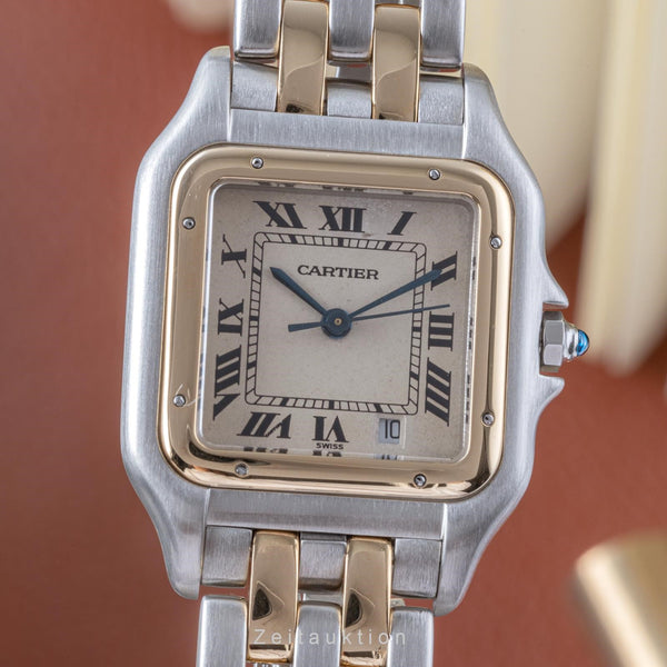 Cartier Panthere steel / gold quartz men's watch 183949 LP: 9200EUR  [2206164]