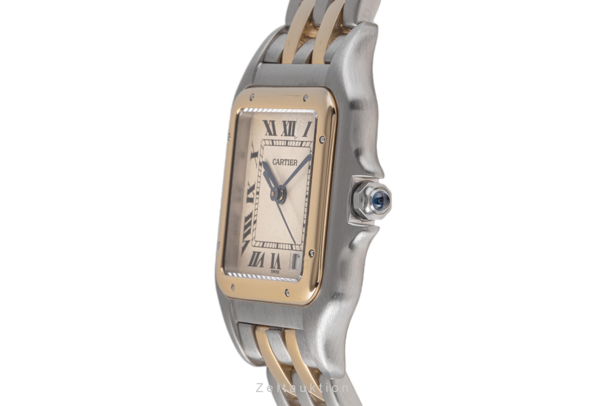 Cartier Panthere steel / gold quartz men's watch 183949 LP: 9200EUR  [2206164]