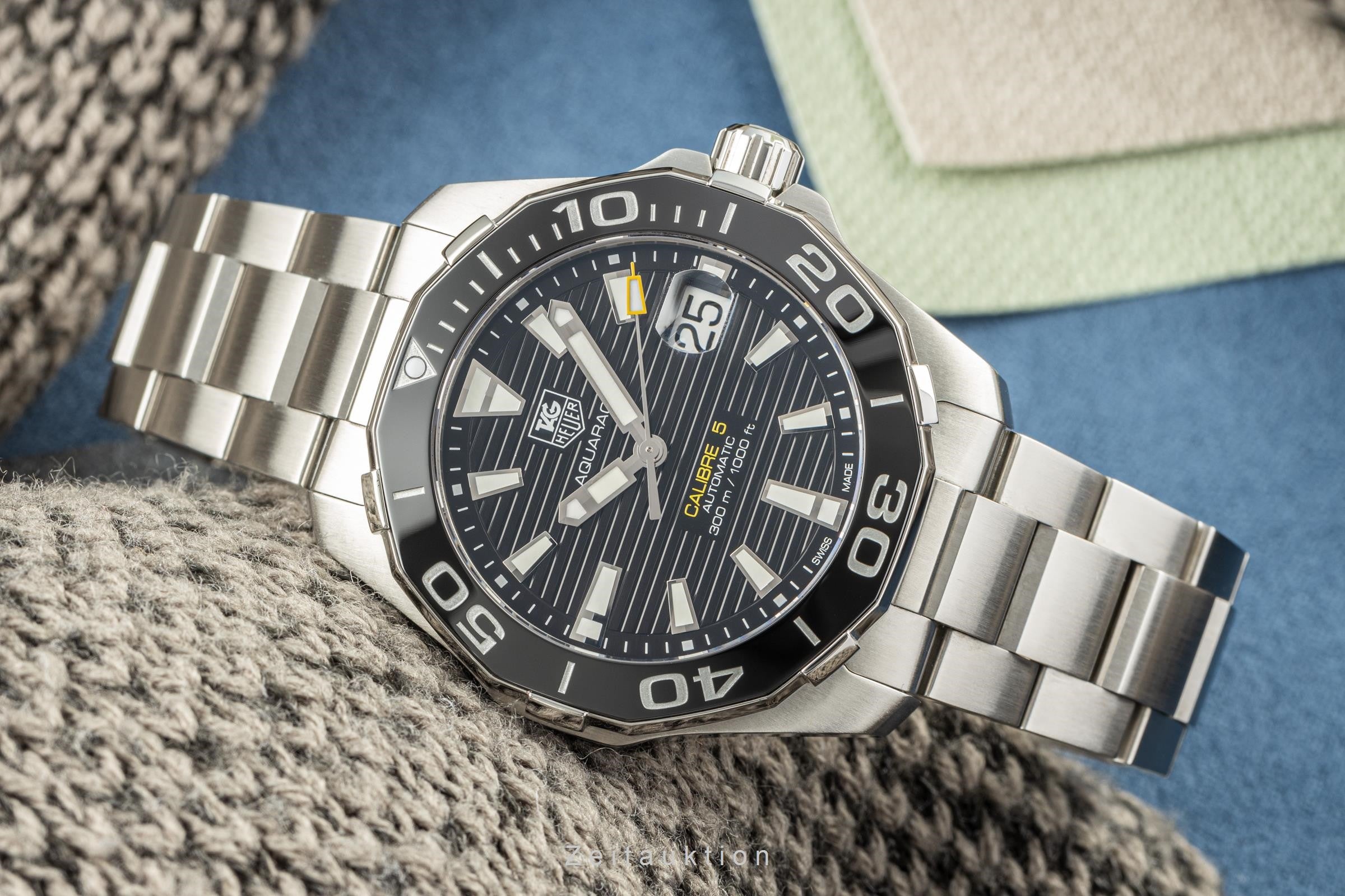 Tag Heuer Aquaracer steel automatic men's watch WAY211A.BA0928 LP: 2300EUR  [2206241]