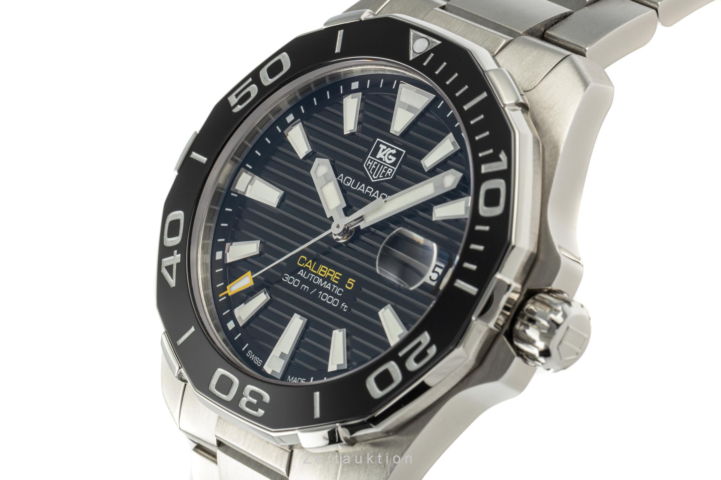 Tag Heuer Aquaracer steel automatic men's watch WAY211A.BA0928 LP: 2300EUR  [2206241]