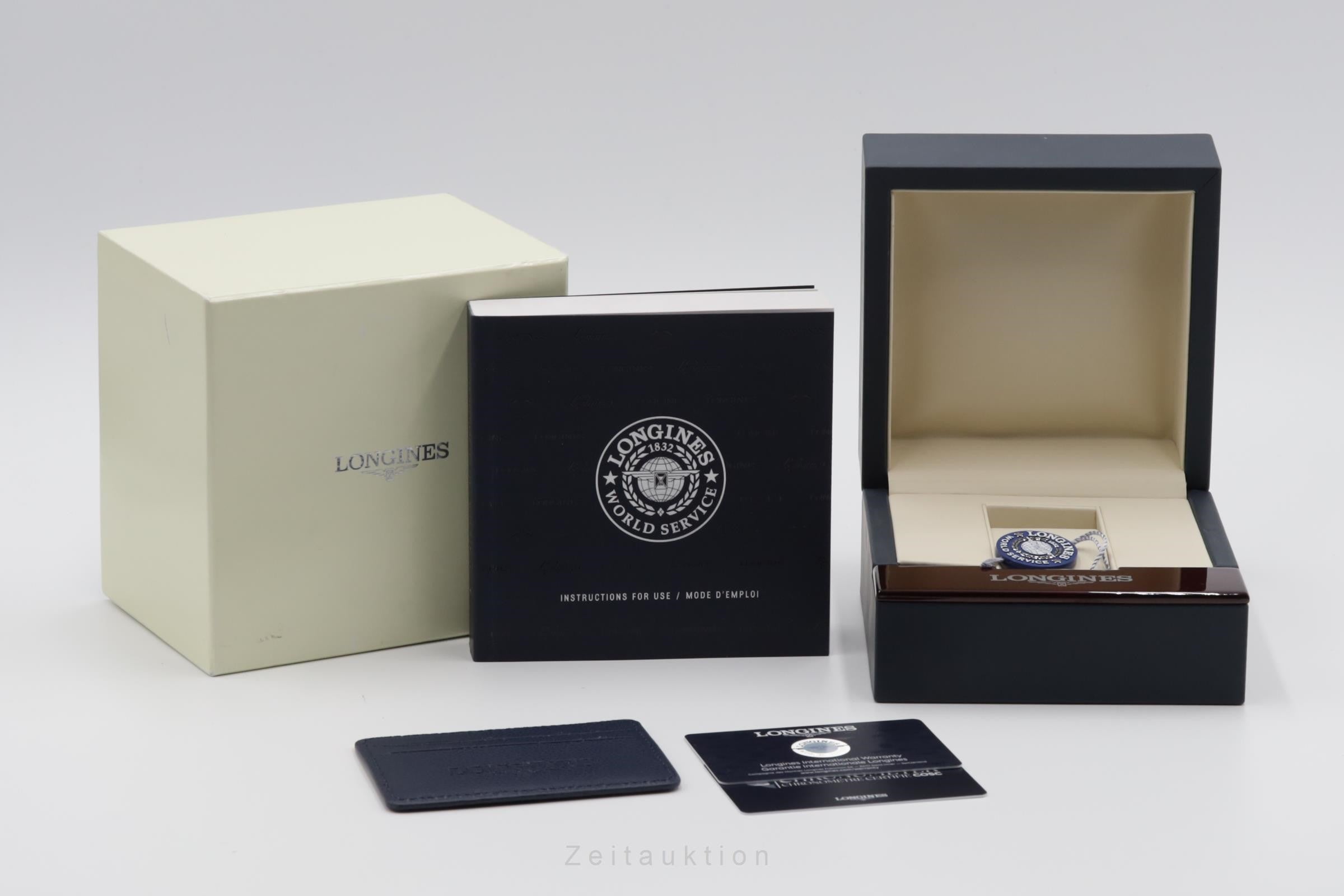 Longines Spirit cronógrafo acero automático reloj para caballeros L3.820.4.93.0, L3.820.4 LP: 2900EUR  [2206242]