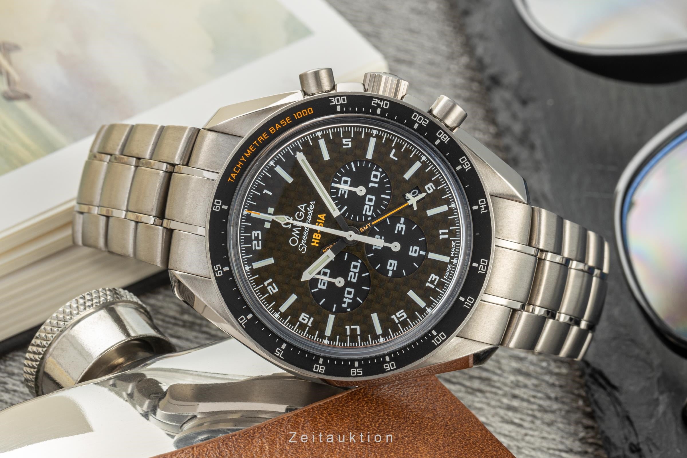 Omega Speedmaster chronograph titanium automatic Kal. 3603
