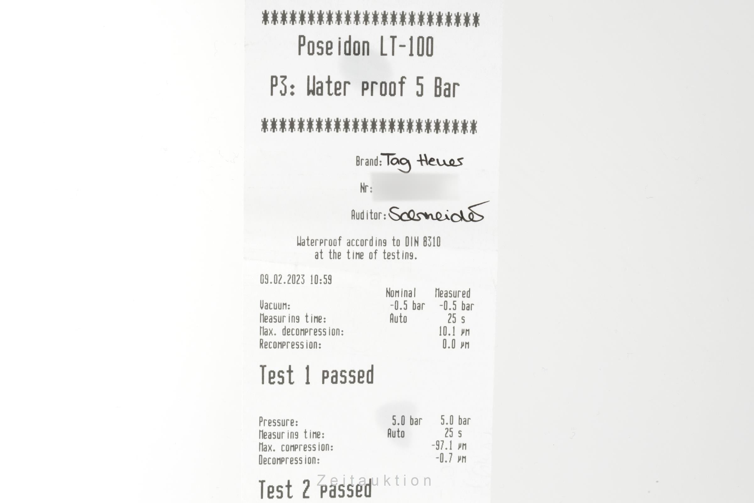 Tag Heuer Monza acero automático reloj para caballeros WR2110  [2206314]