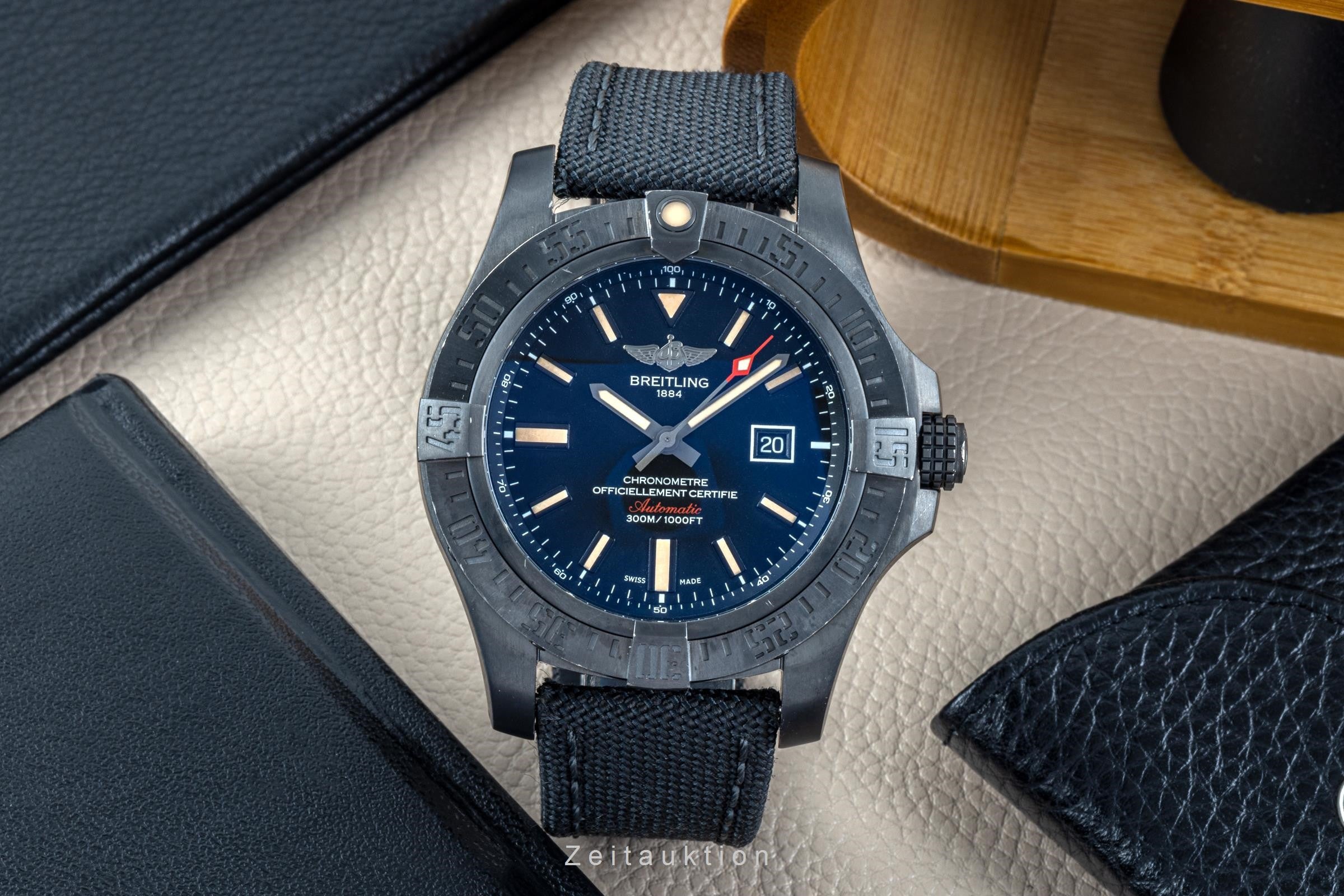 Breitling Avenger Blackbird Automatik Titan V1731010/BD12 B&P 2016 NP: 4830 € [2206356]