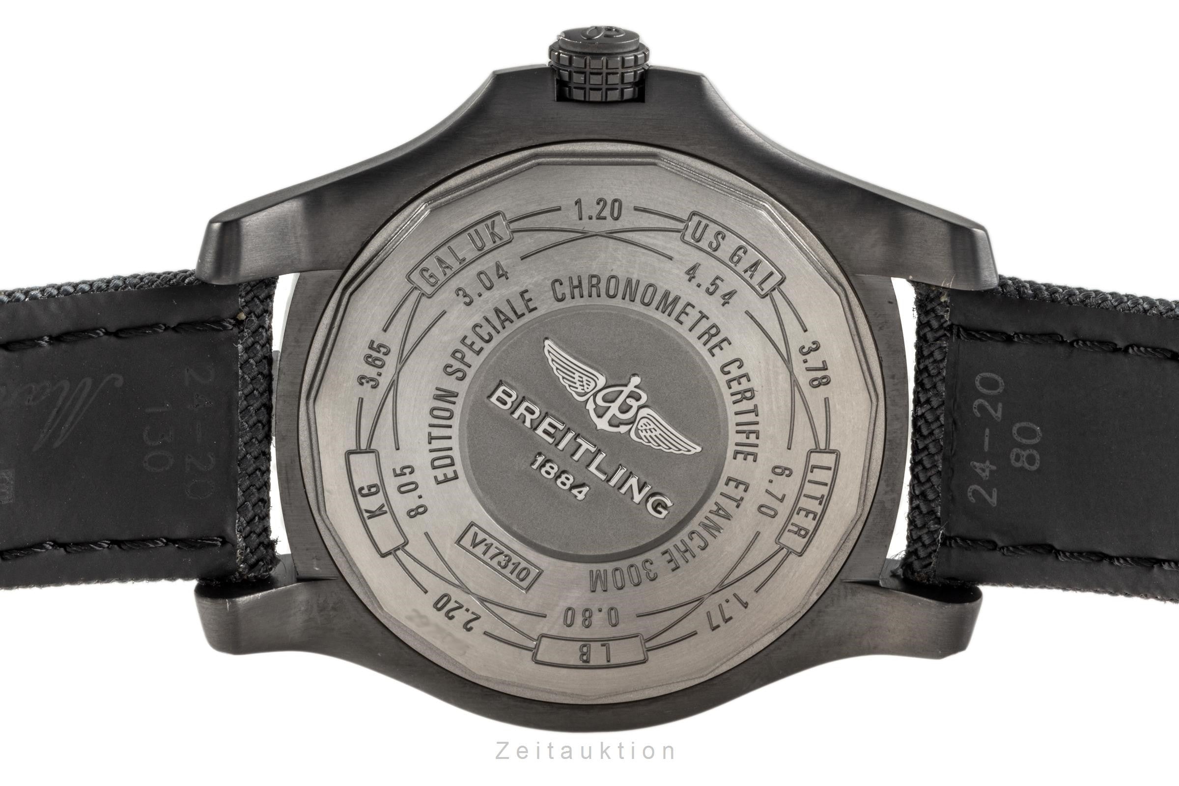 Breitling Avenger Blackbird Automatik Titan V1731010/BD12 B&P 2016 NP: 4830 € [2206356]