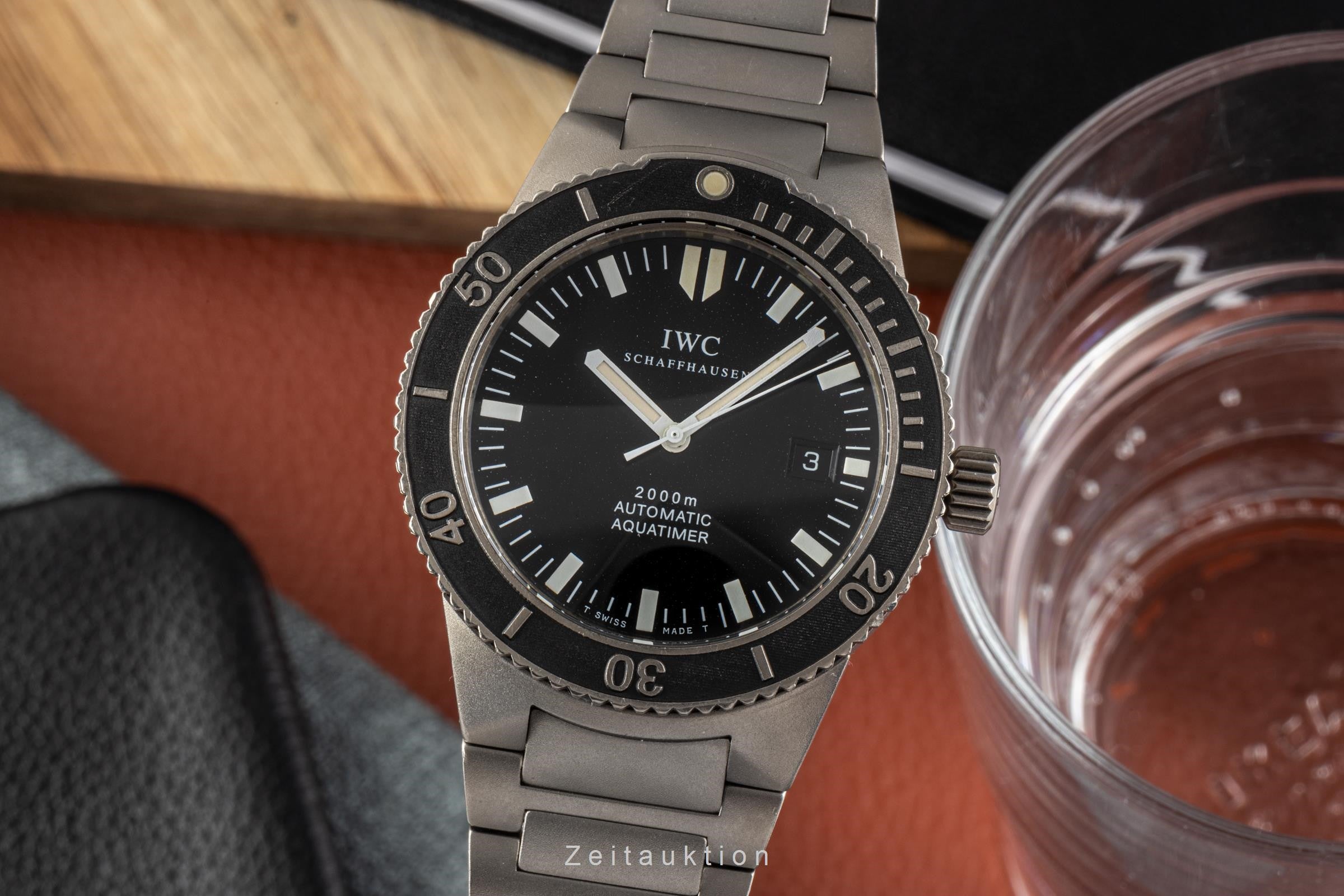 IWC Aquatimer titanio automatismo orologio da uomo 3536 LP: 7300EUR  [2206365]