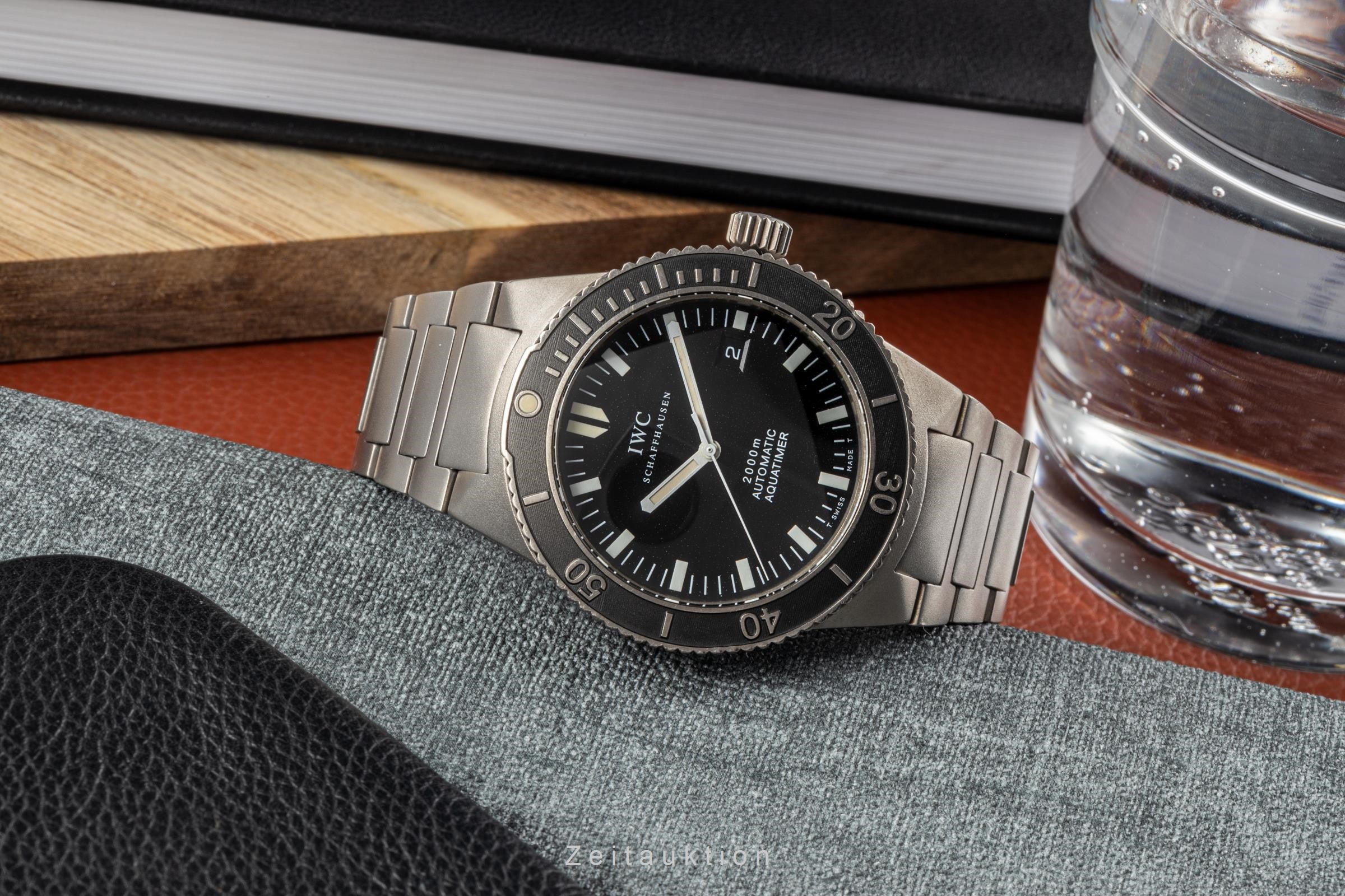 IWC Aquatimer titane  automatique montre pour hommes 3536 LP: 7300EUR  [2206365]