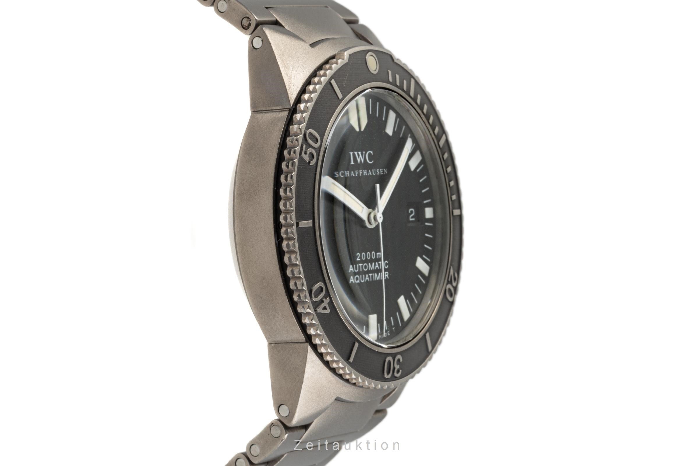IWC Aquatimer titane  automatique montre pour hommes 3536 LP: 7300EUR  [2206365]
