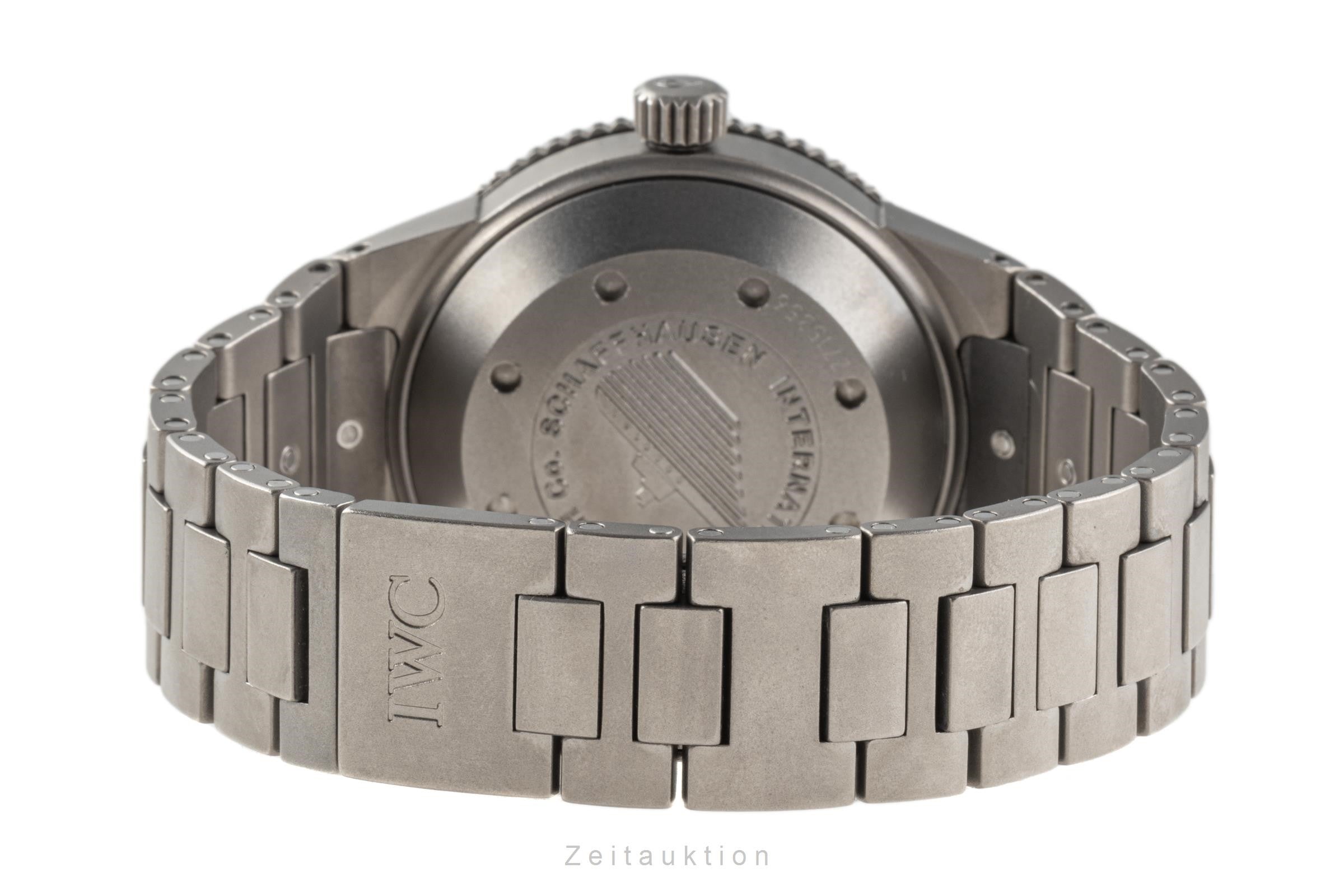 IWC Aquatimer titane  automatique montre pour hommes 3536 LP: 7300EUR  [2206365]