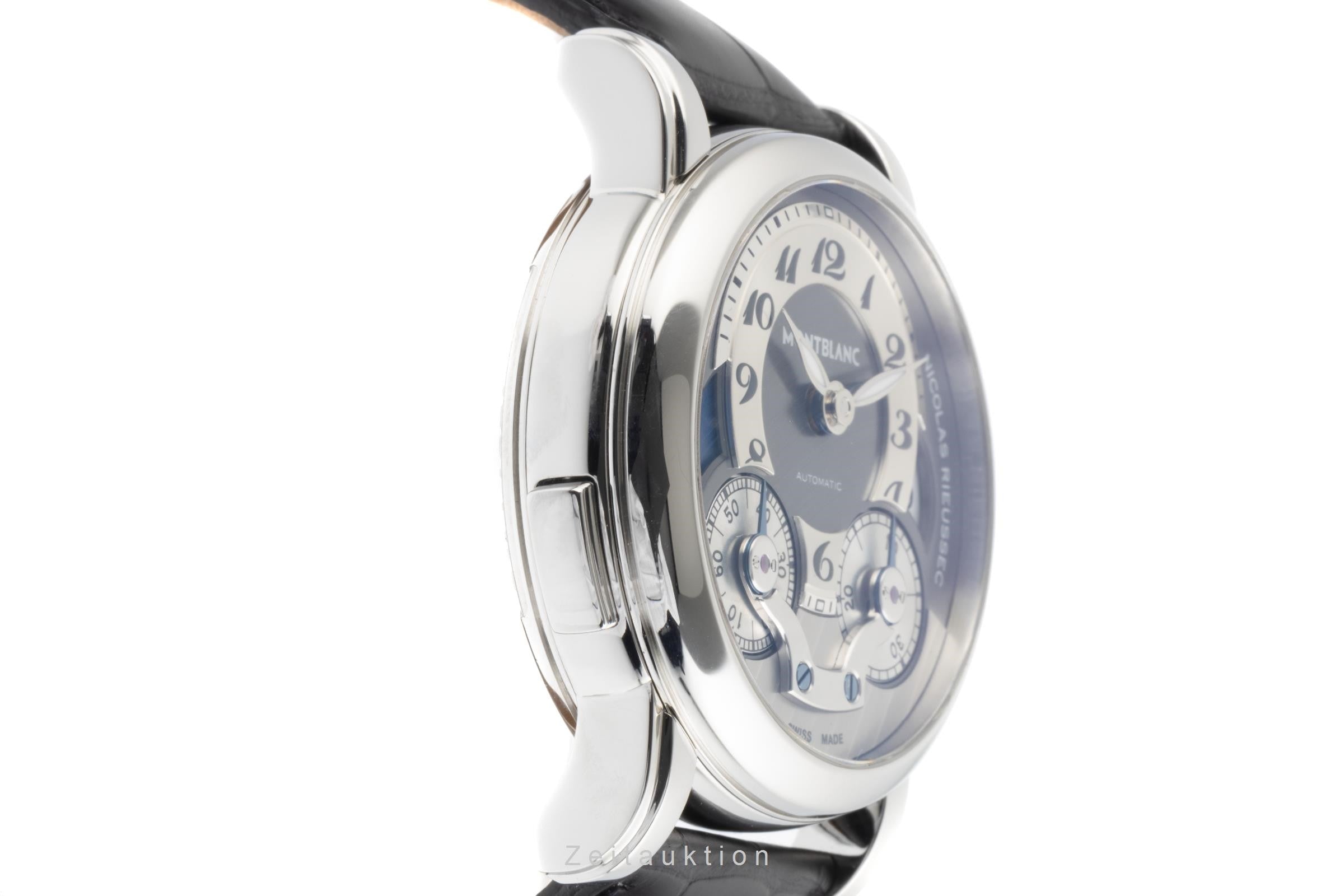 Montblanc Nicolas Rieussec chronographe acier automatique montre pour hommes 7138  [2206385]