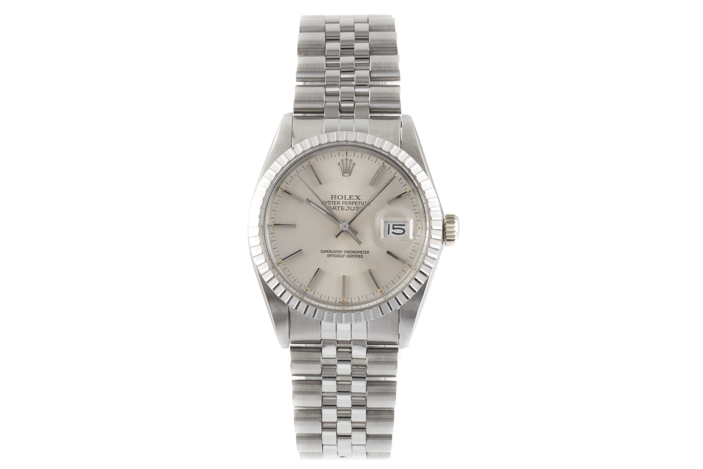 Rolex Datejust acciaio automatismo orologio da uomo 16030  [2206390]