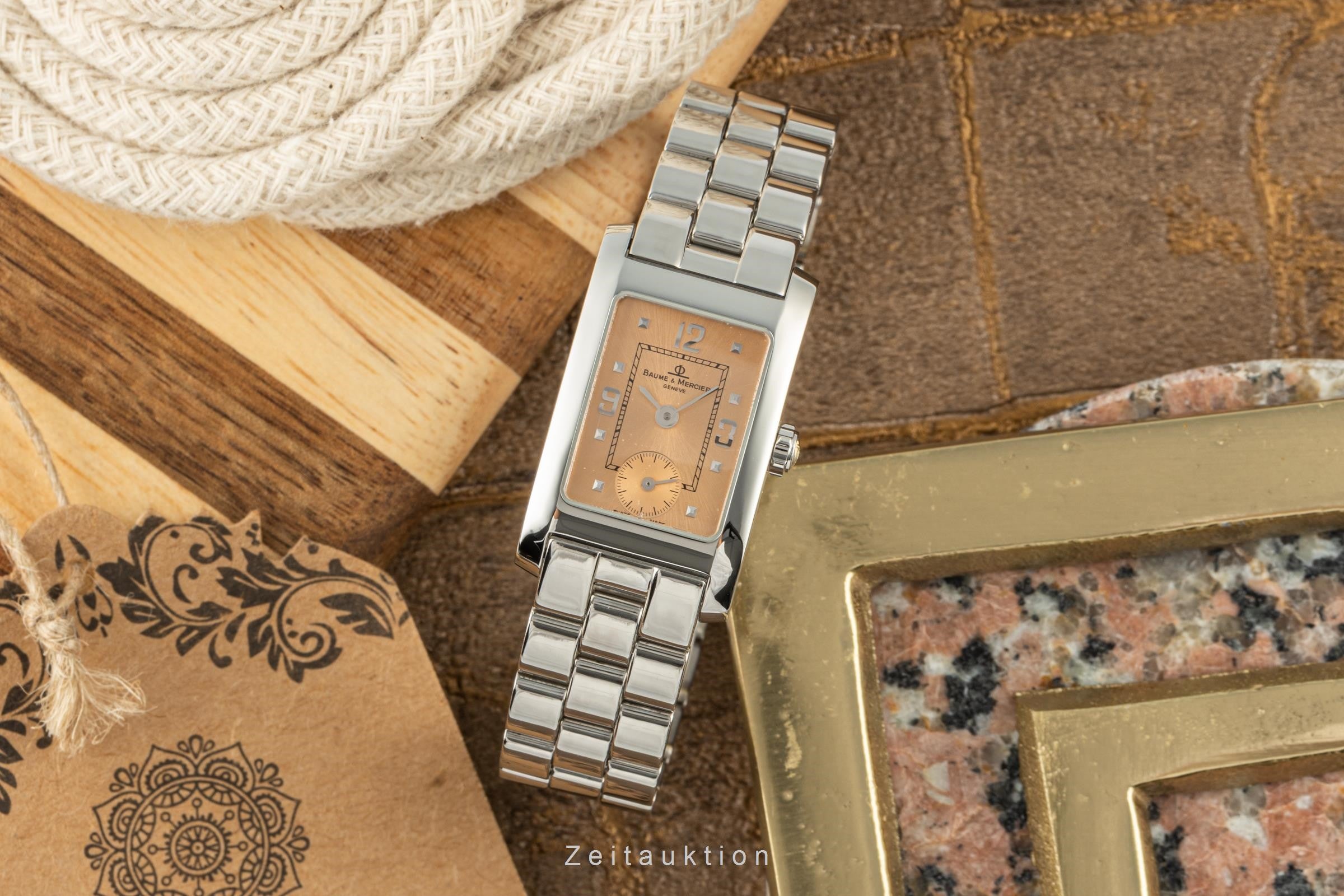 Baume & Mercier Hampton acier quartz montre pour femmes MV045139  [2206524]