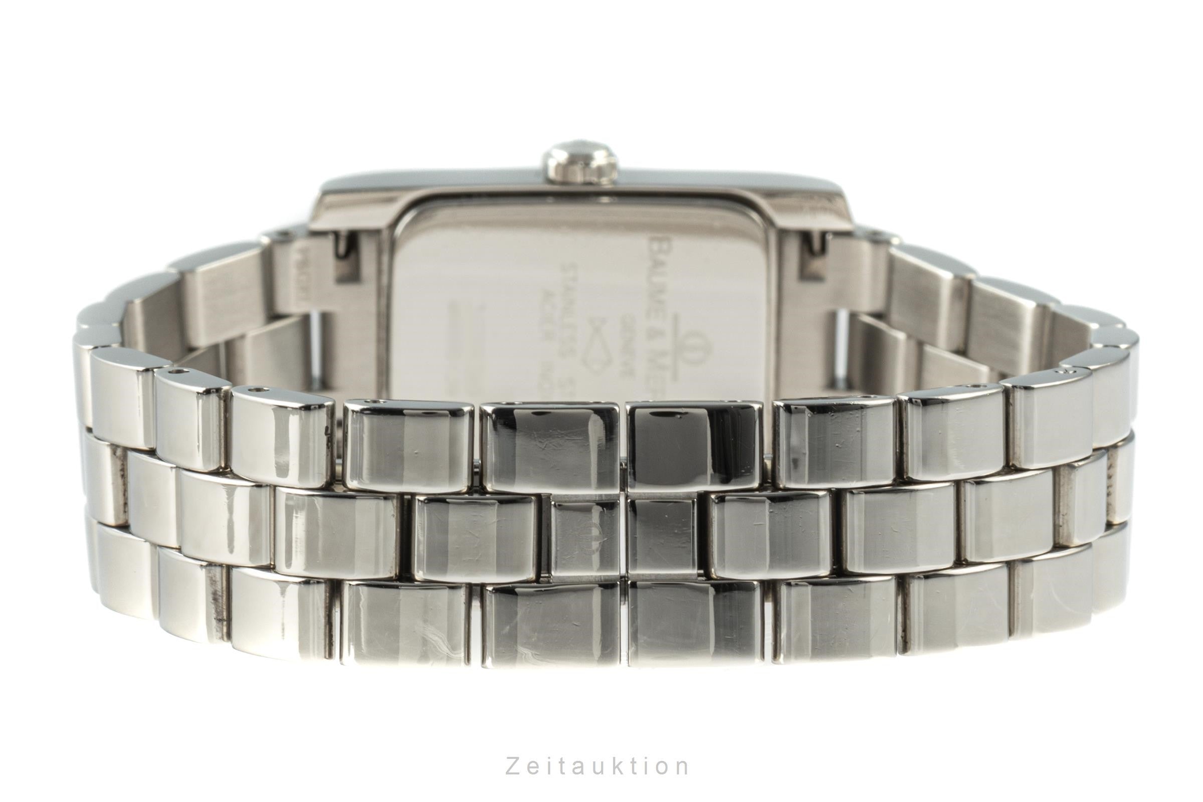 Baume & Mercier Hampton acier quartz montre pour femmes MV045139  [2206524]