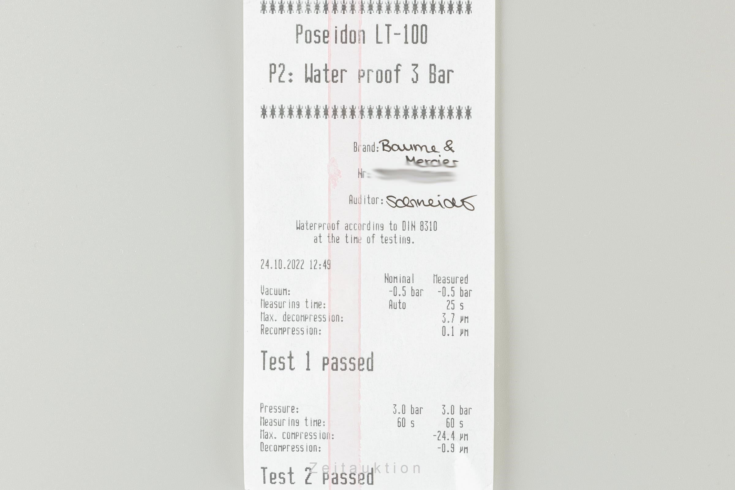 Baume & Mercier Hampton acier quartz montre pour femmes MV045139  [2206524]