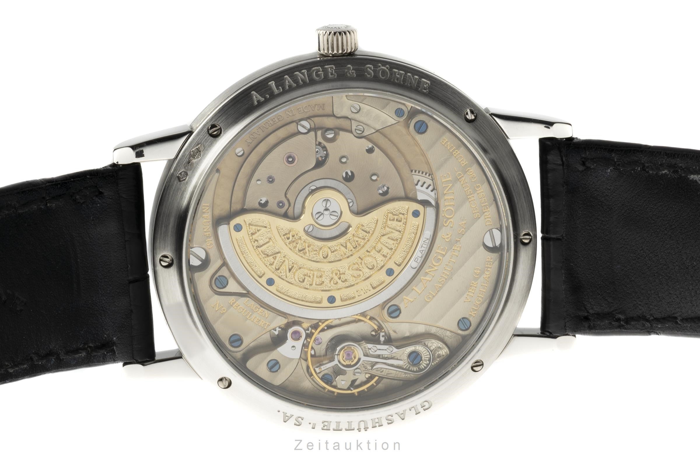 A. Lange & Söhne SAX-O-MAT platino automático reloj para caballeros 301.025  [2206578]
