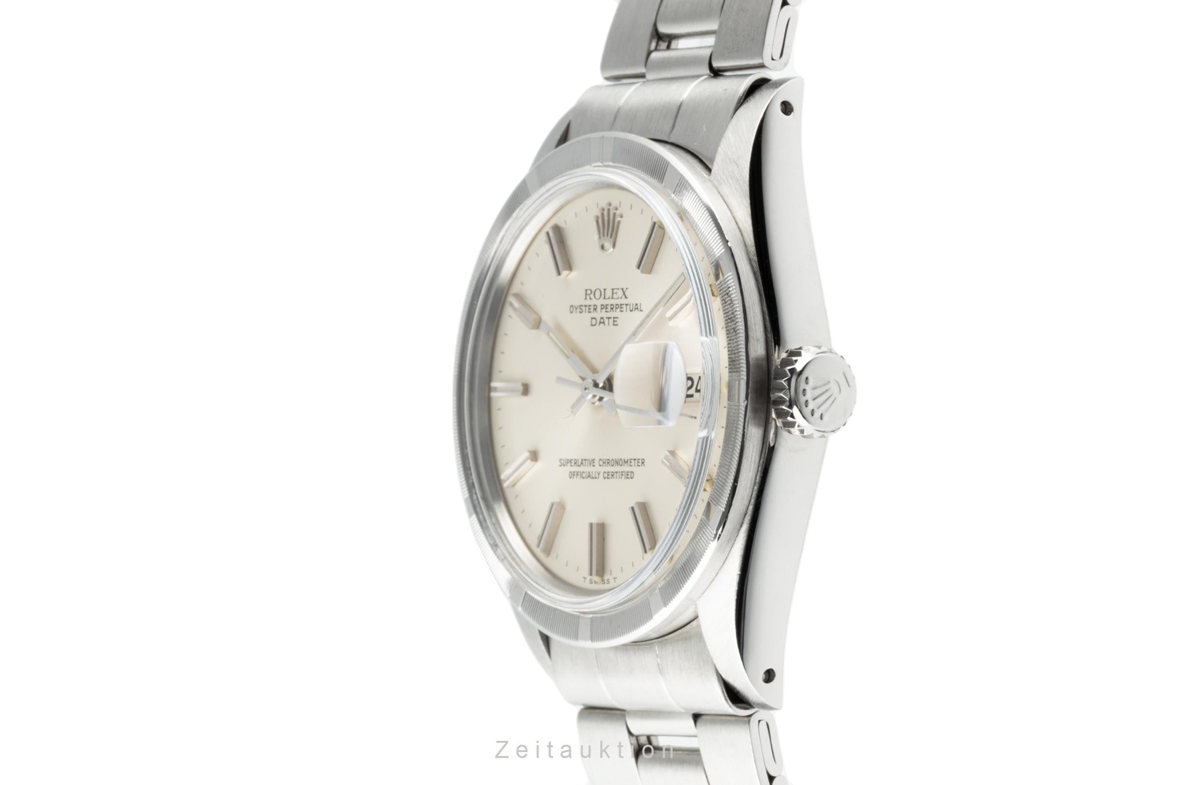 Rolex Date acier automatique montre pour hommes 1501 Vintage  [2206586]