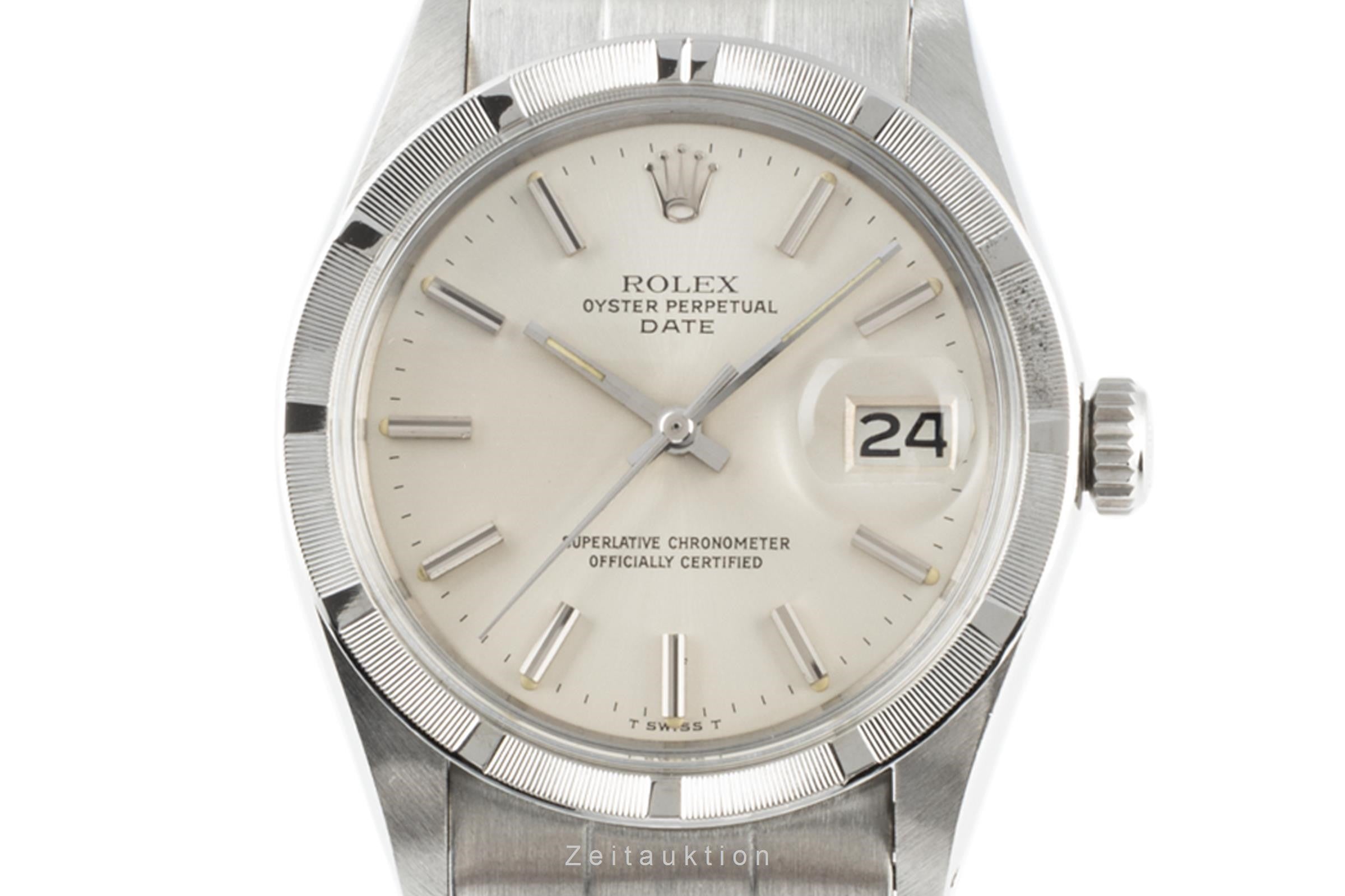 Rolex Date acier automatique montre pour hommes 1501 Vintage  [2206586]