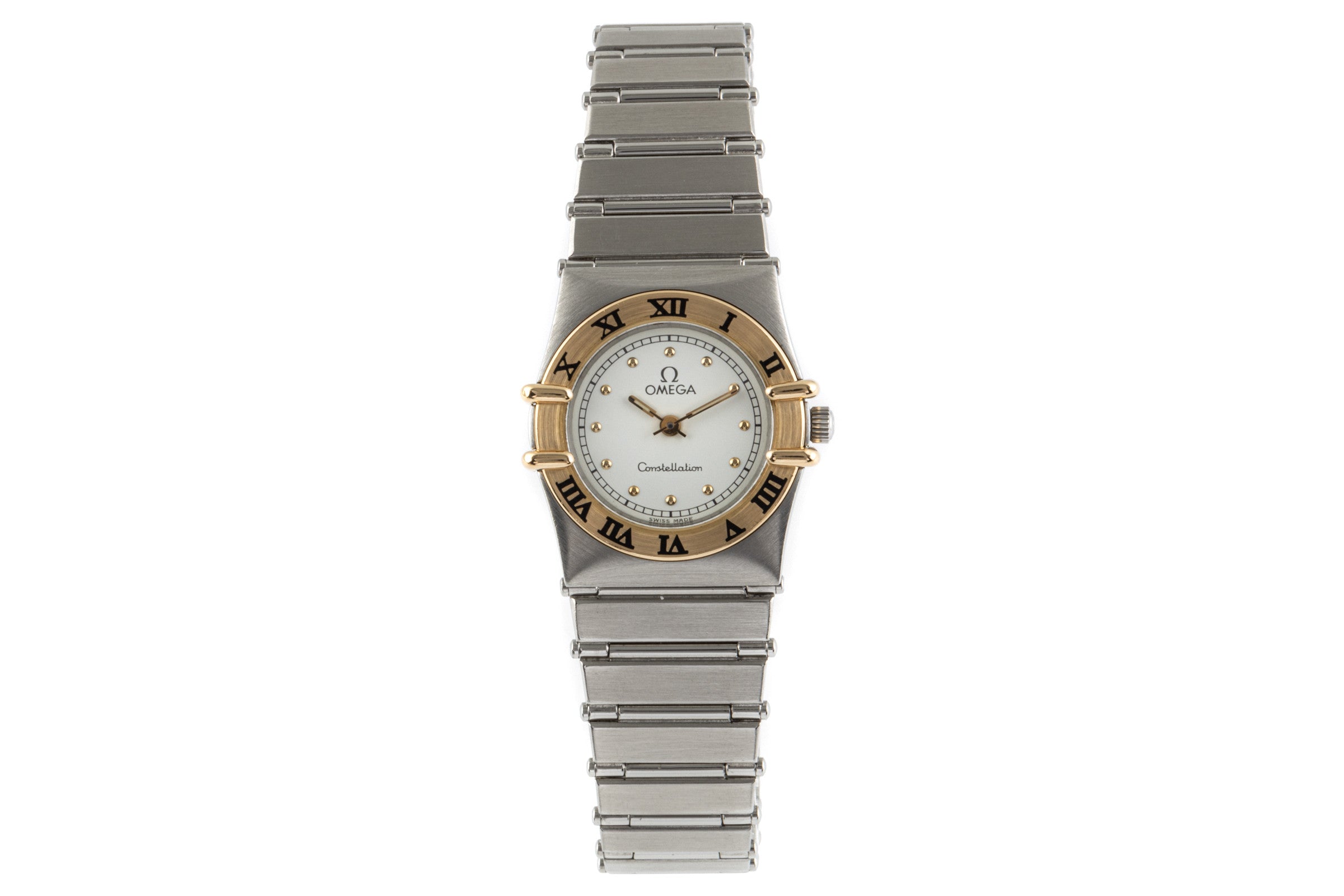 Omega Constellation steel / gold quartz women's watch 795.1076 LP: 3000EUR  [2206615]