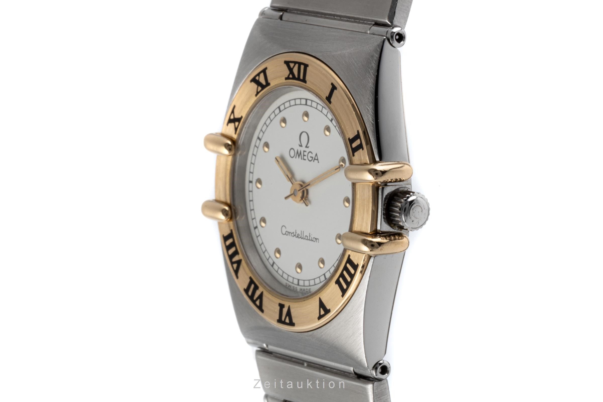 Omega Constellation steel / gold quartz women's watch 795.1076 LP: 3000EUR  [2206615]