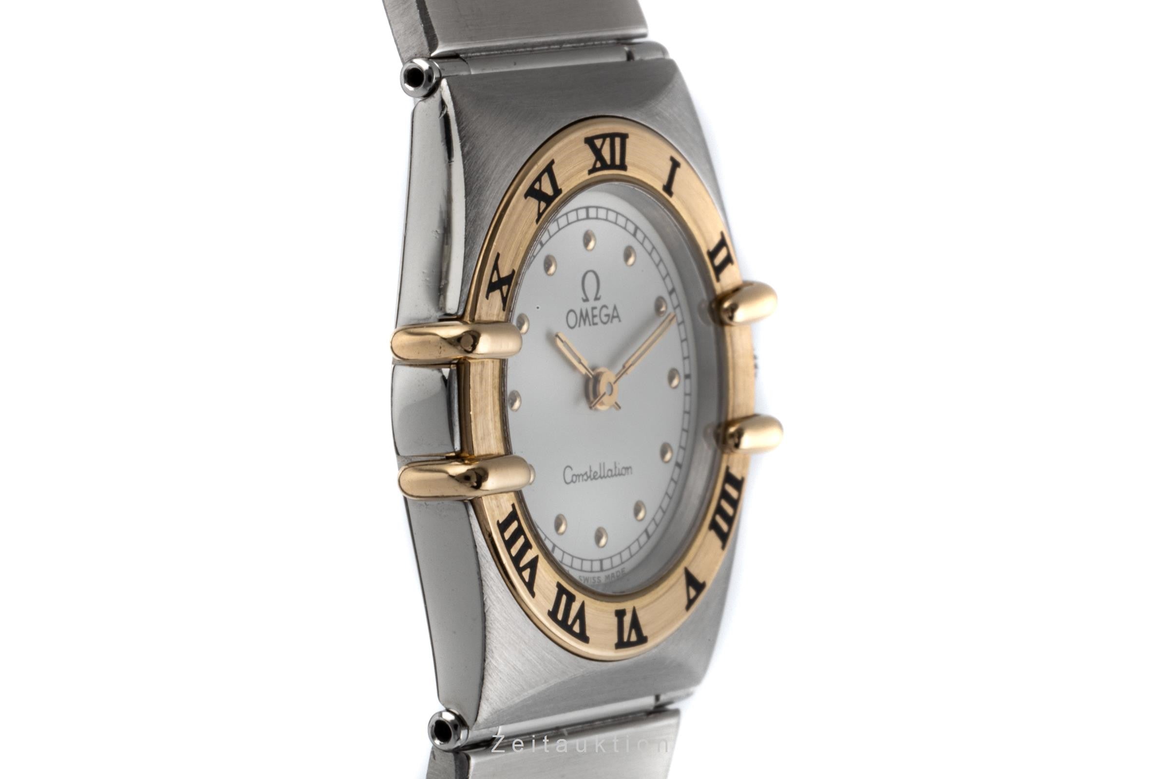 Omega Constellation steel / gold quartz women's watch 795.1076 LP: 3000EUR  [2206615]