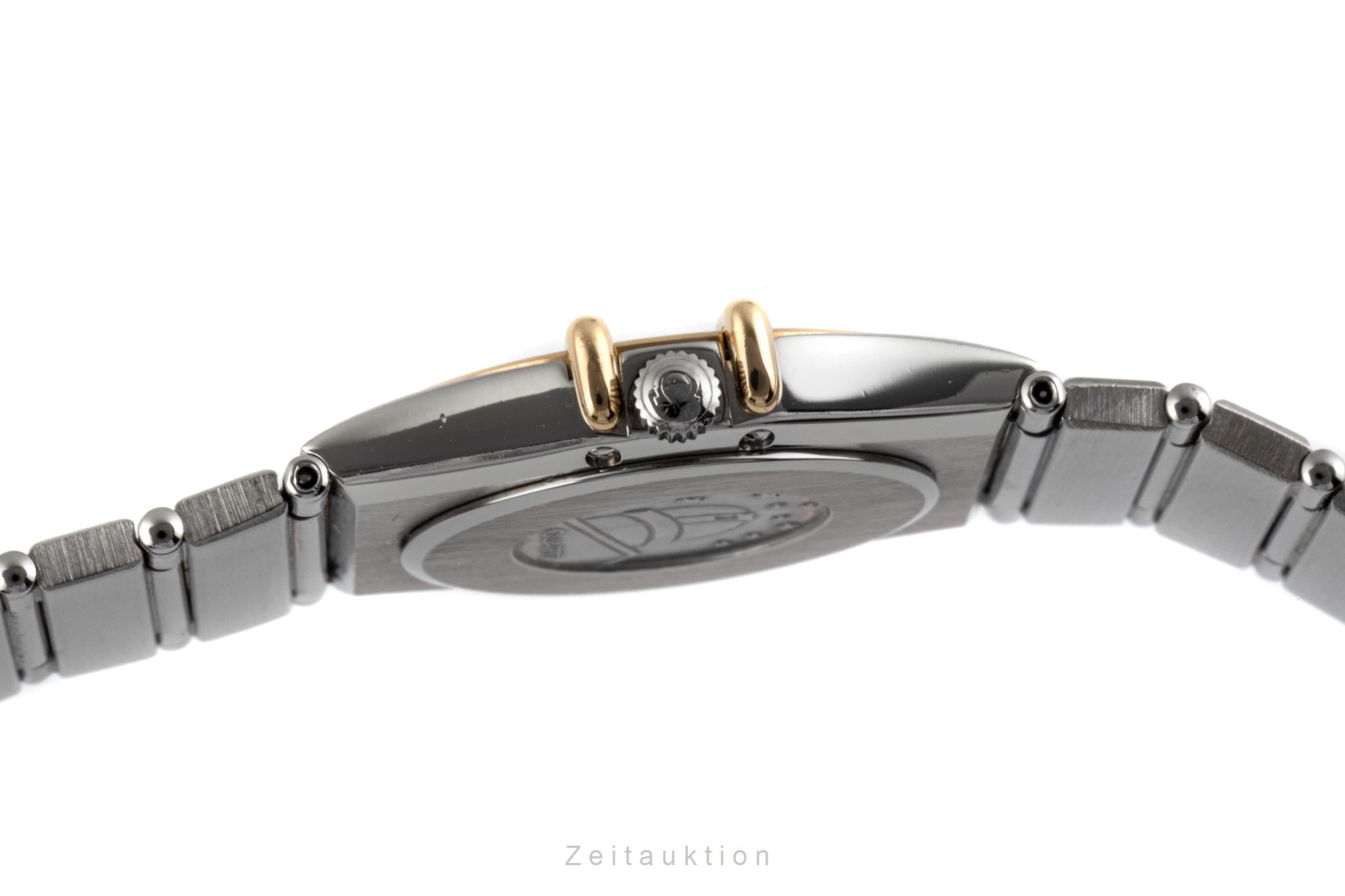 Omega Constellation steel / gold quartz women's watch 795.1076 LP: 3000EUR  [2206615]