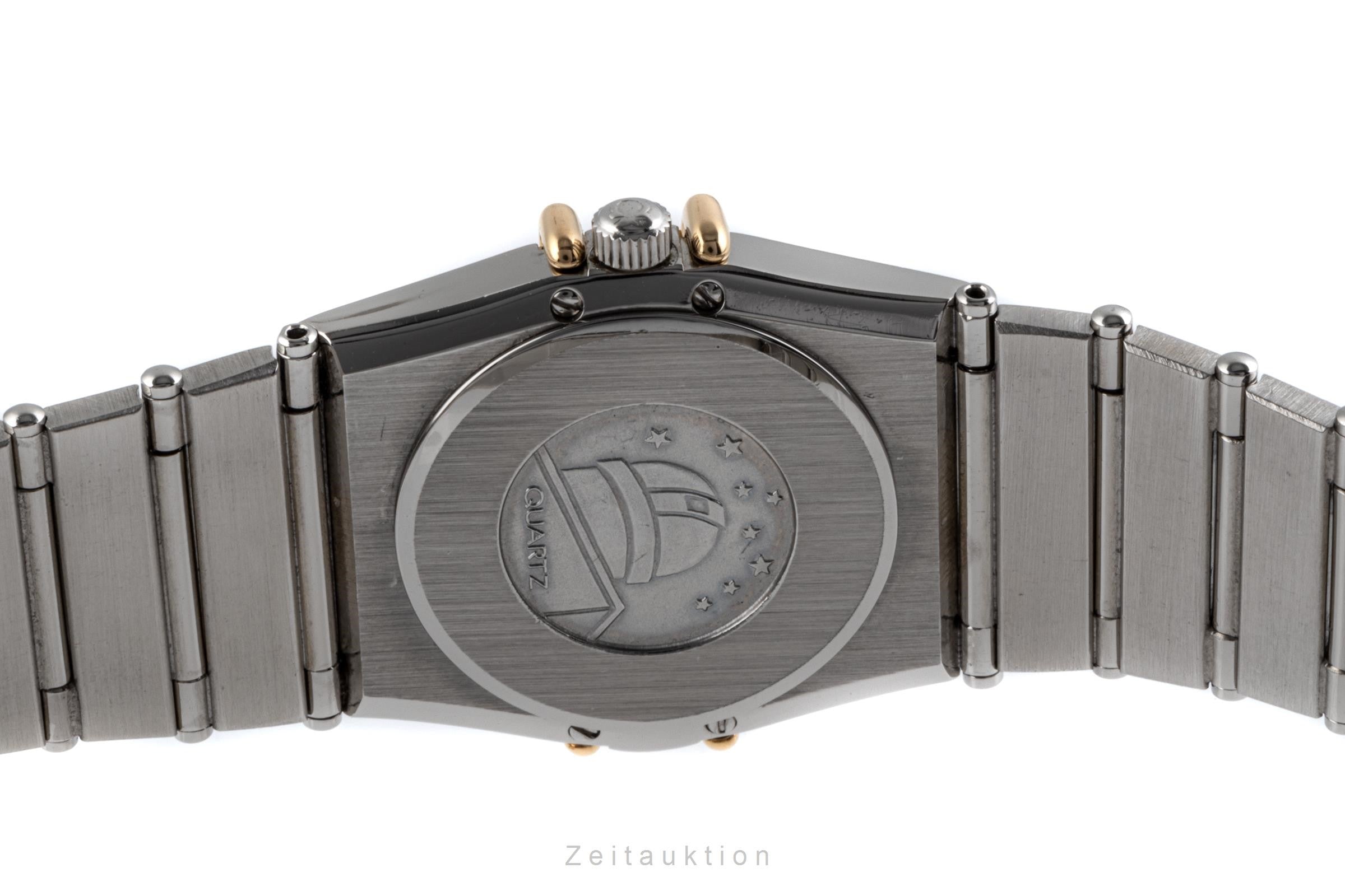Omega Constellation steel / gold quartz women's watch 795.1076 LP: 3000EUR  [2206615]