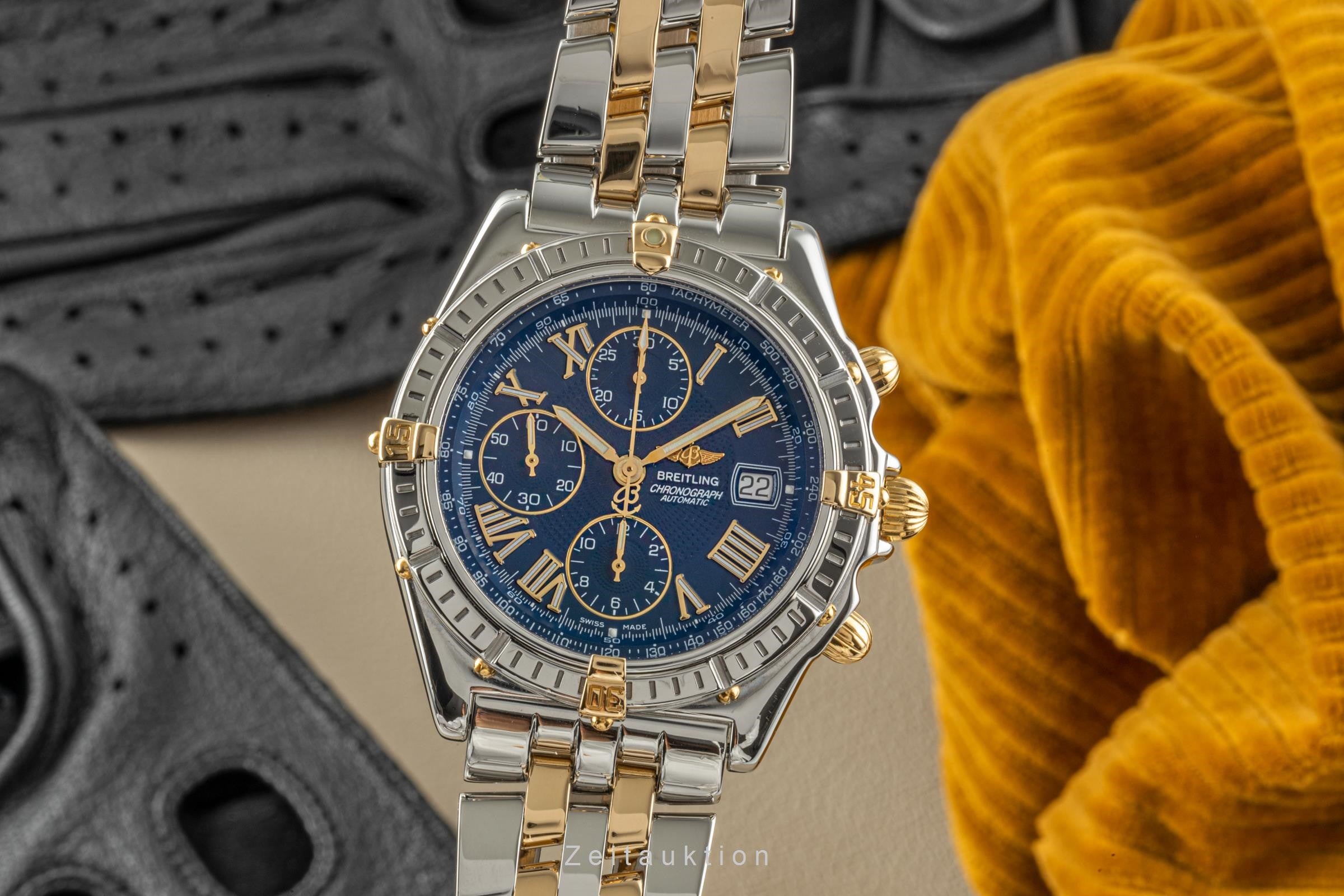 Breitling Crosswind chronograph steel / gold automatic Kal. B13