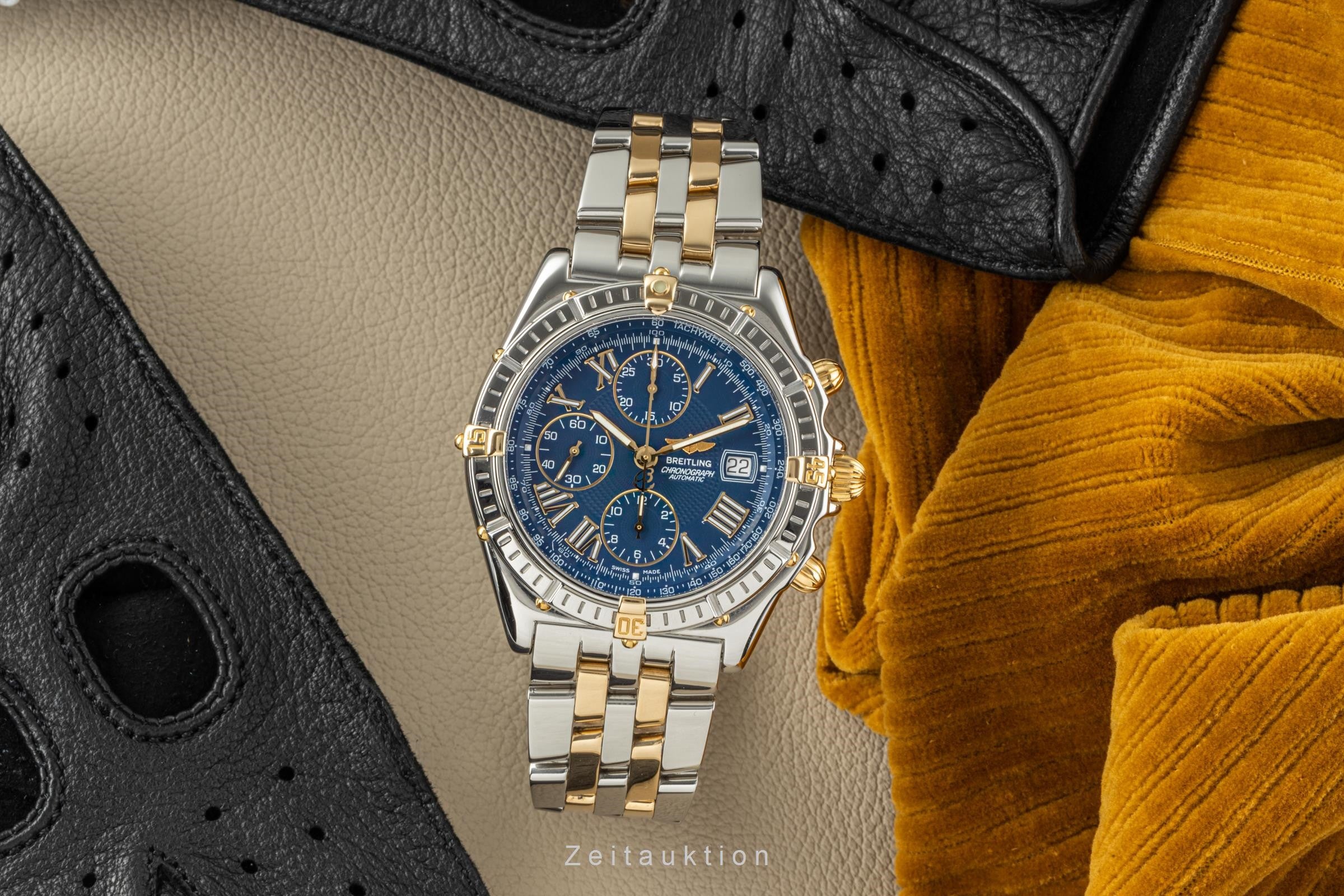 Breitling Crosswind Stahl / Gold Chronograph Herrenuhr Ref. B13055 VP: 9650€ [2206662]